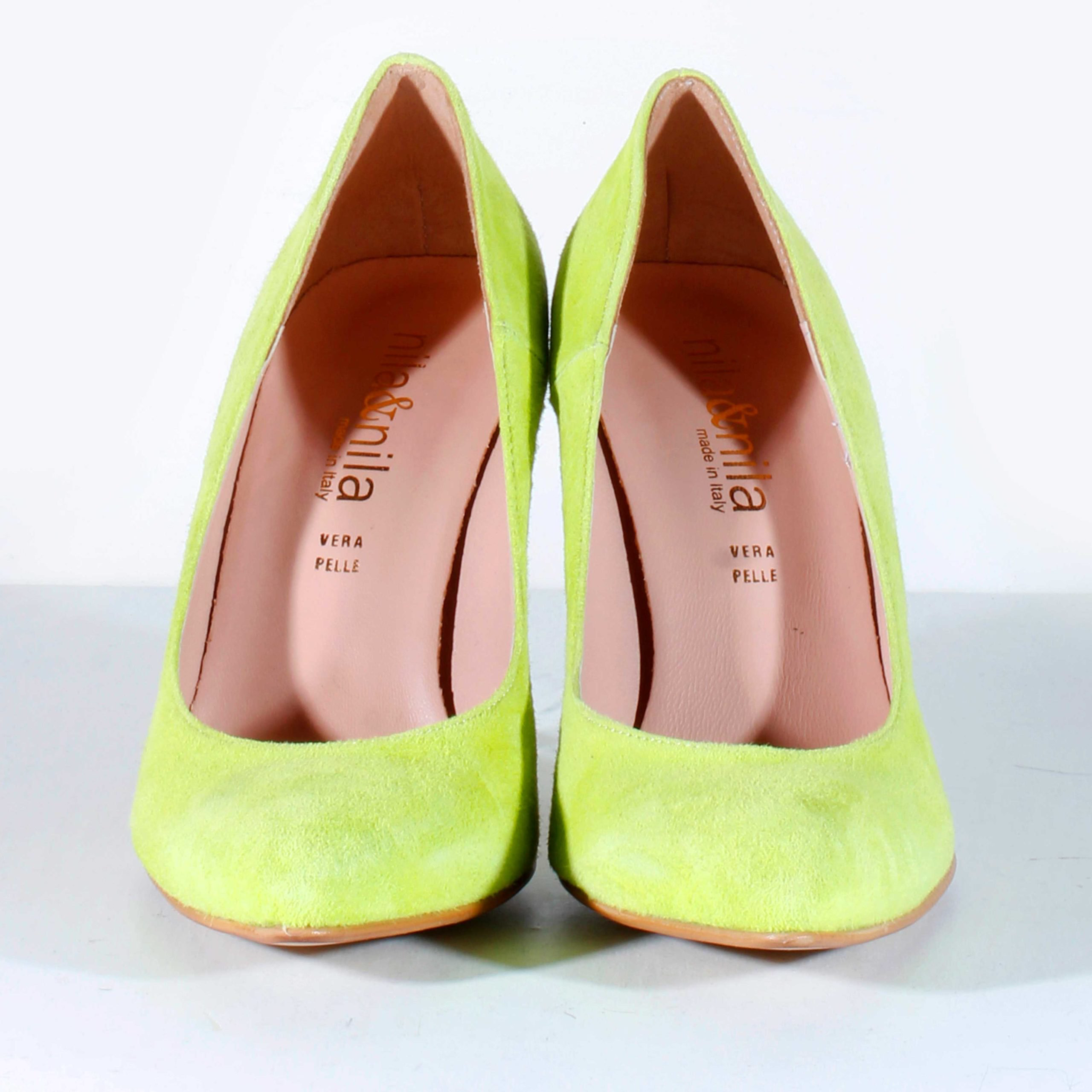Туфли Nila Nila 190 Camoscio Verde 90 green 38 купить,NaN