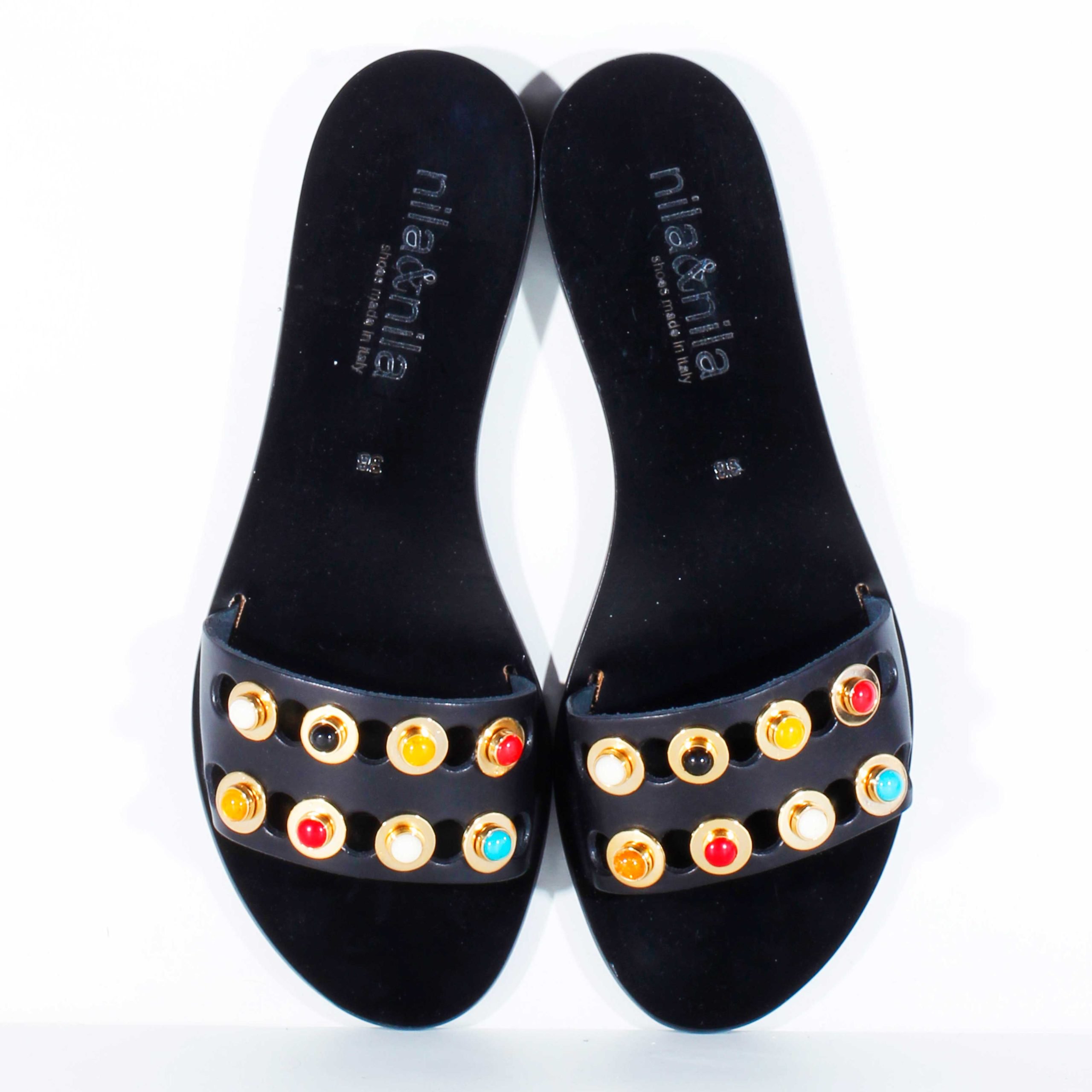 Шлепанцы Nila Nila VIBI725 black 38 - ForteMarket Шлепанцы Nila Nila VIBI725 black 38 купить,0