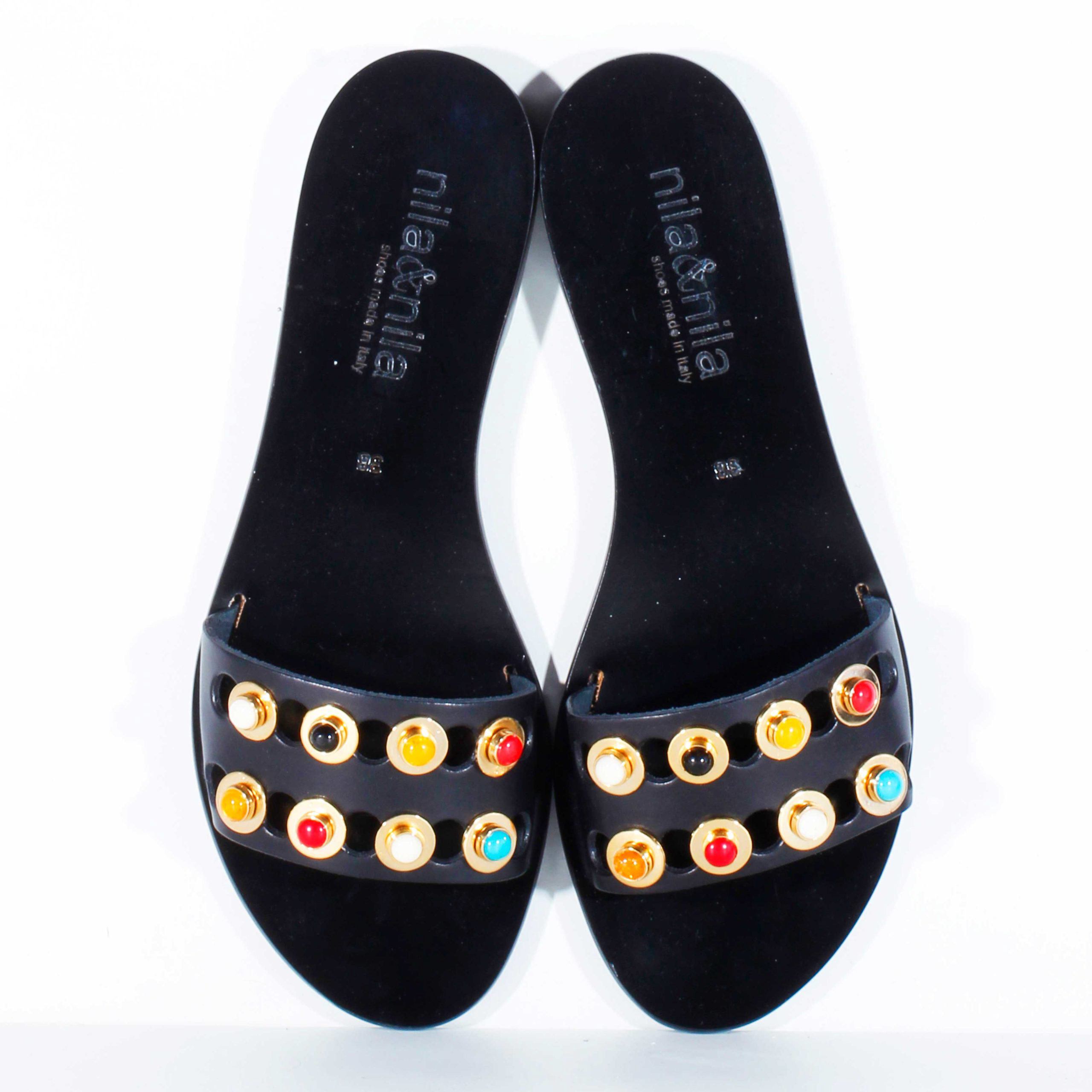 Шлепанцы Nila Nila VIBI725 black 40 купить,NaN