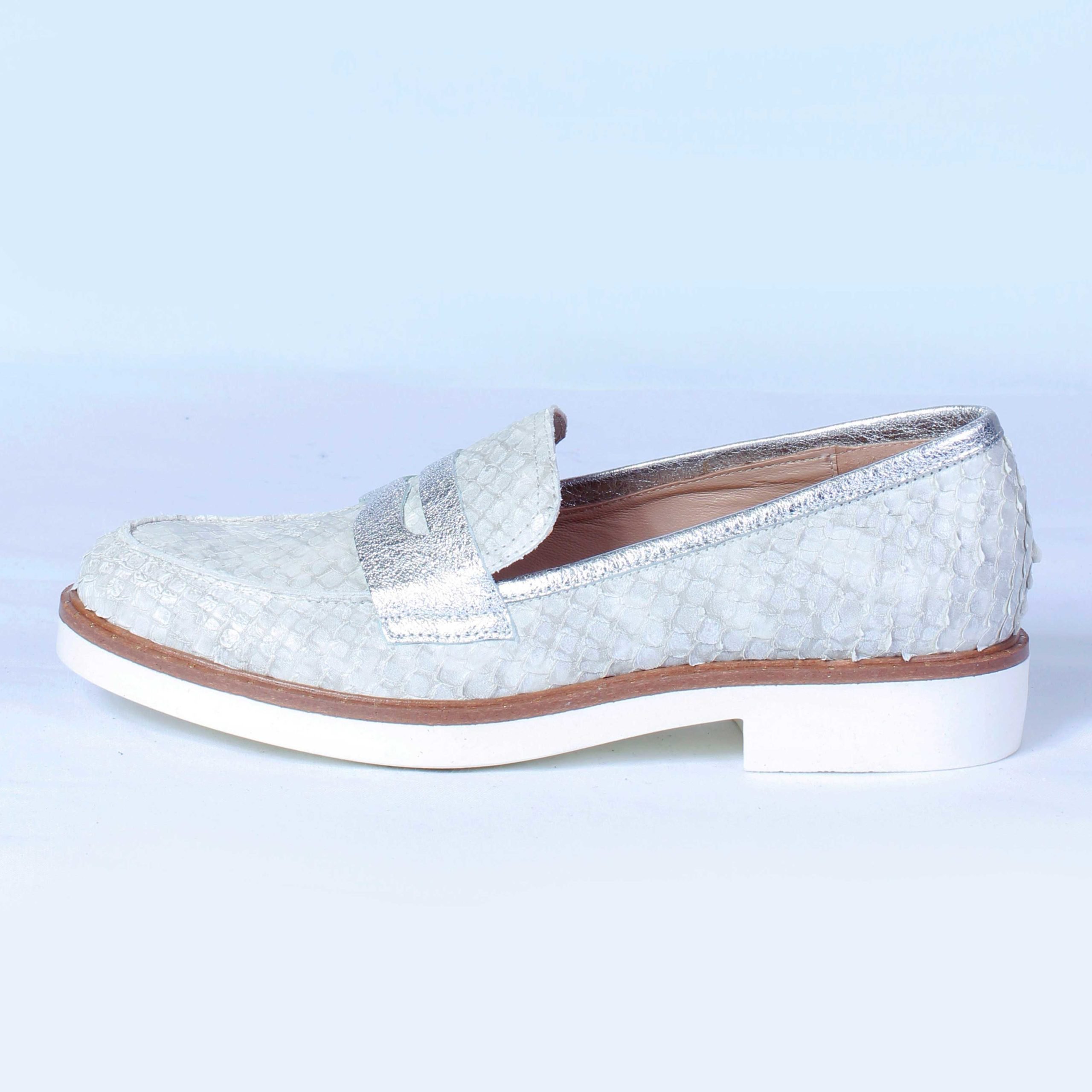 Лоферы Gilda Tonell 0706 Cobra Chiaccio grey 36