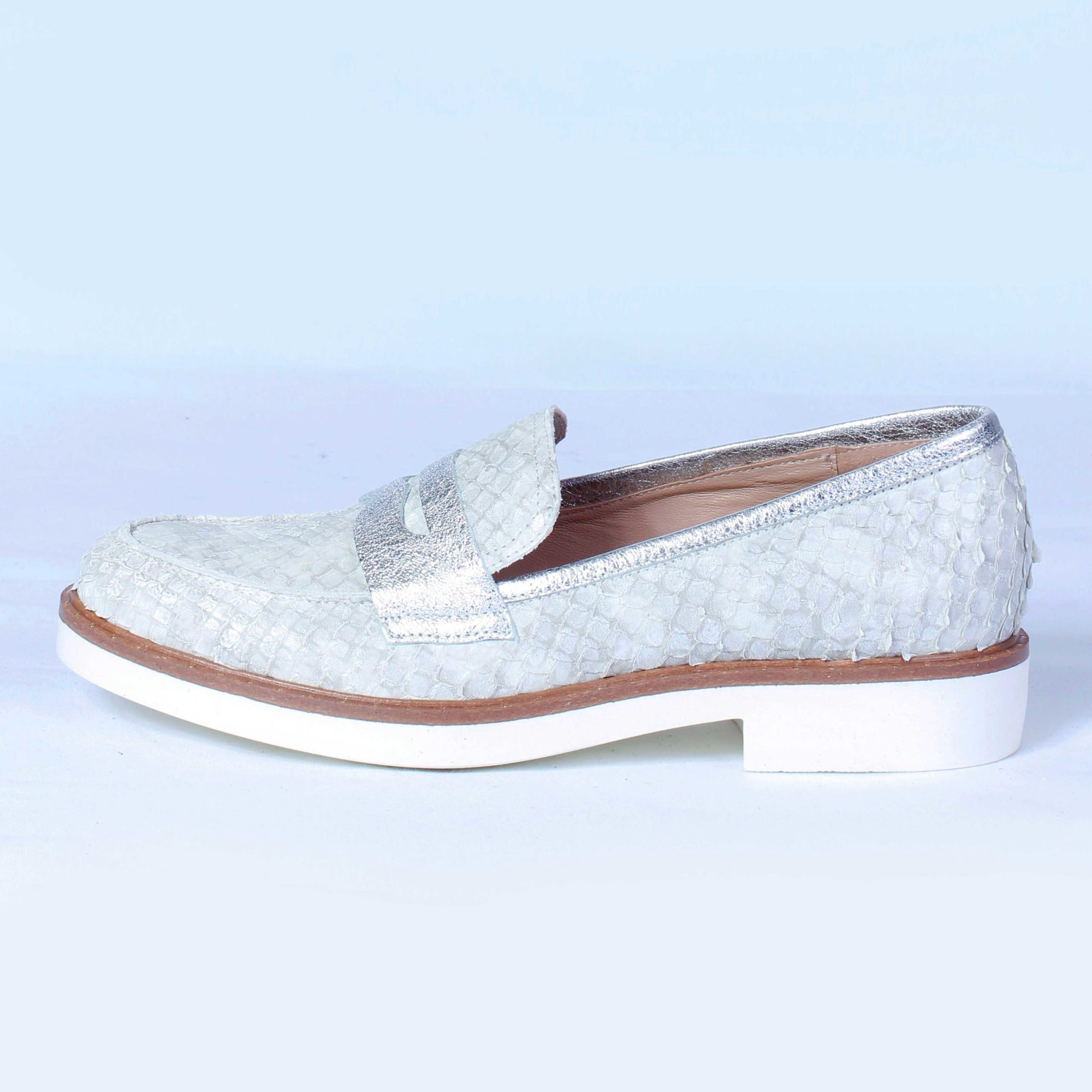 Лоферы Gilda Tonell 0706 Cobra Chiaccio grey 36 купить,NaN