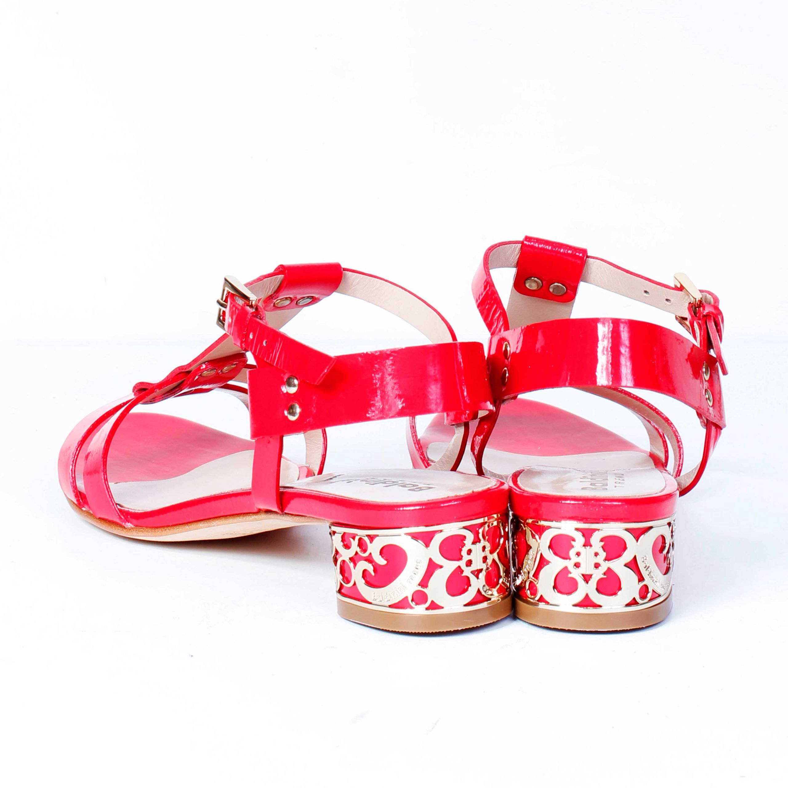 Сандалии Baldinini 398427P31QVERN7090 red 38,5 купить,NaN