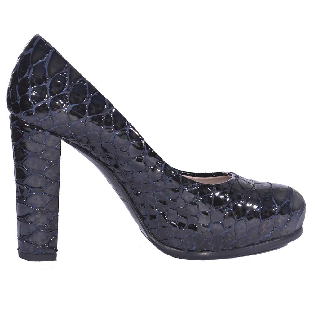 Туфли Mario Cerutti R104 dark blue 39
