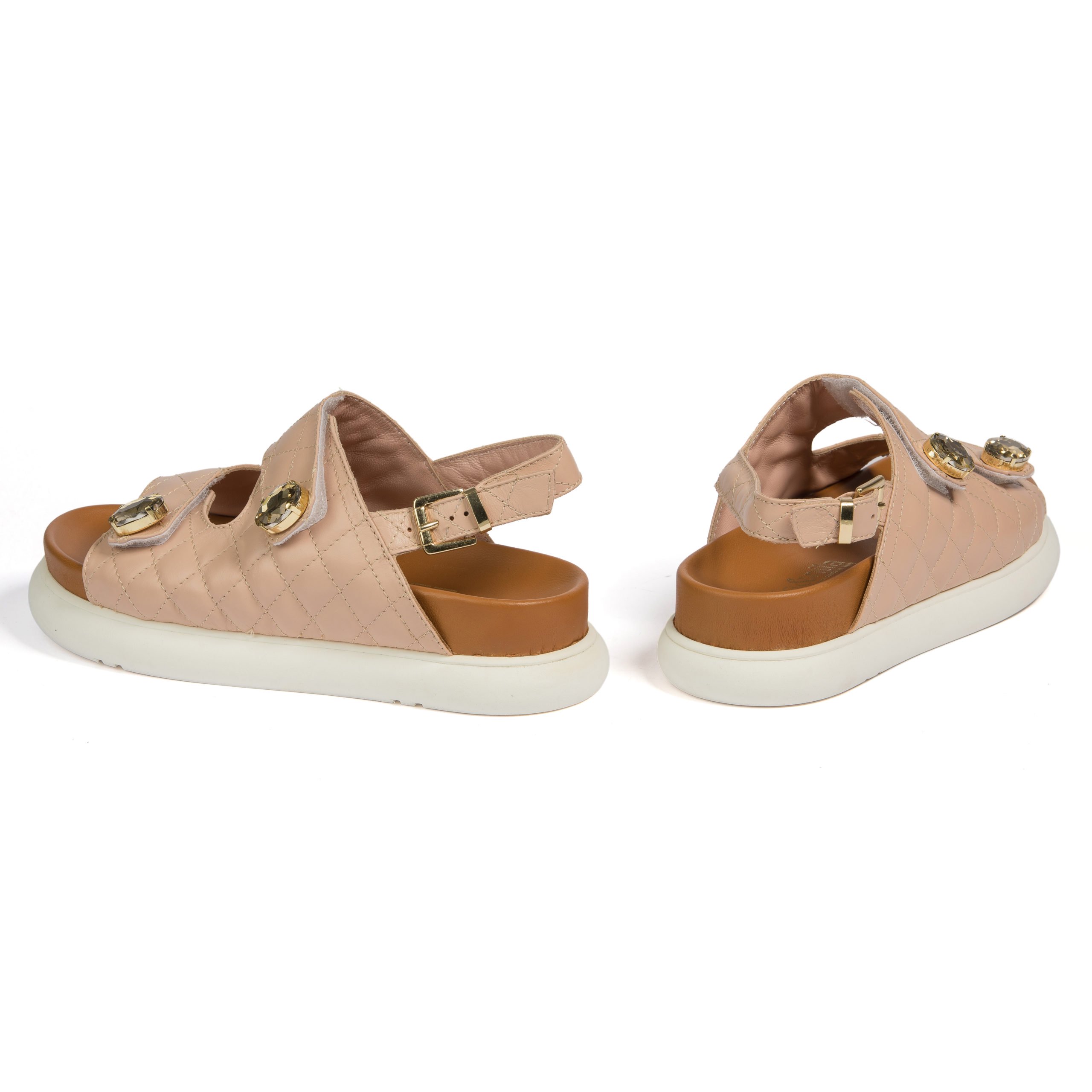 Сандалии Nila Nila ROE301CARNE beige 37 купить,0