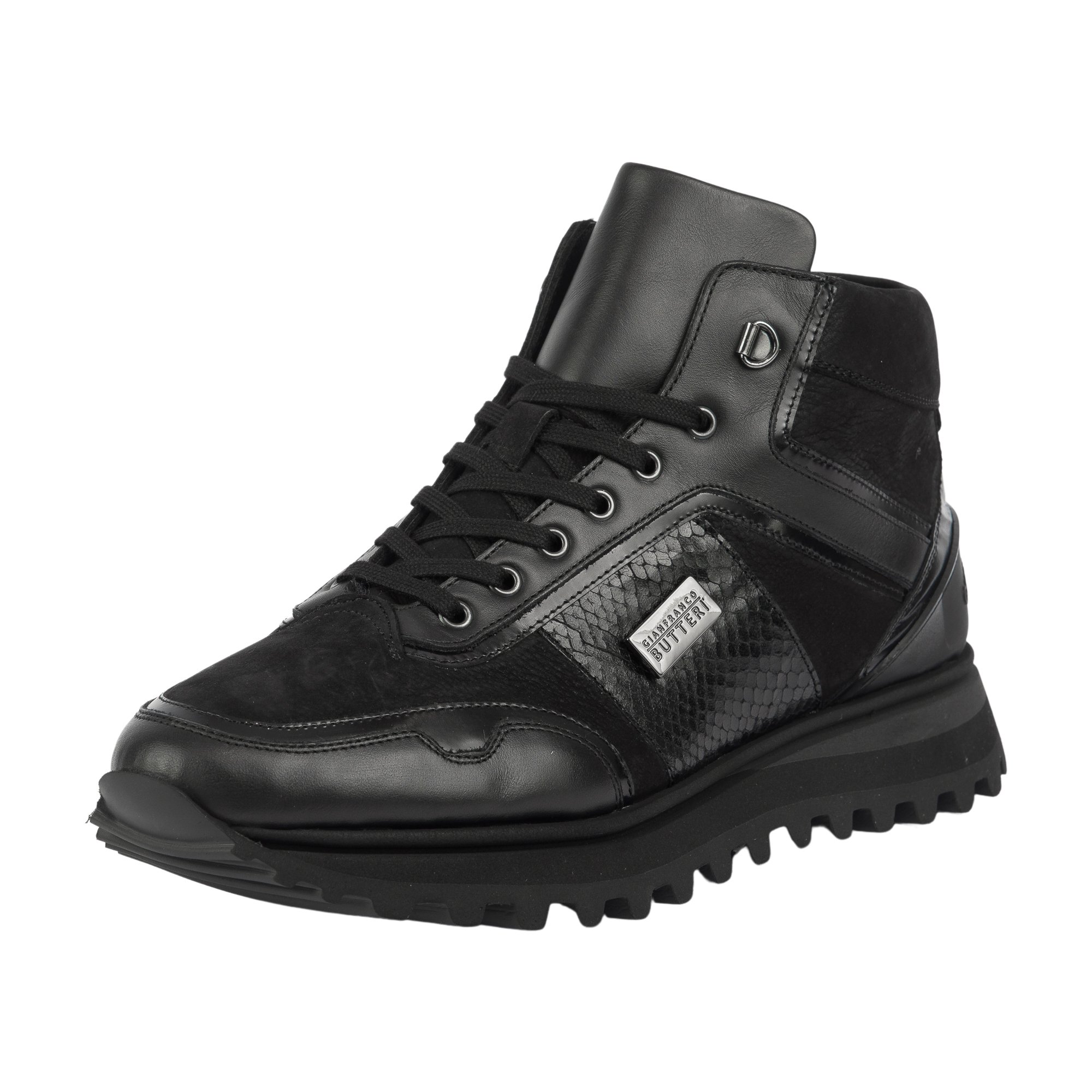 Ботинки Gianfranco Butteri 61458-B black 45 купить,NaN