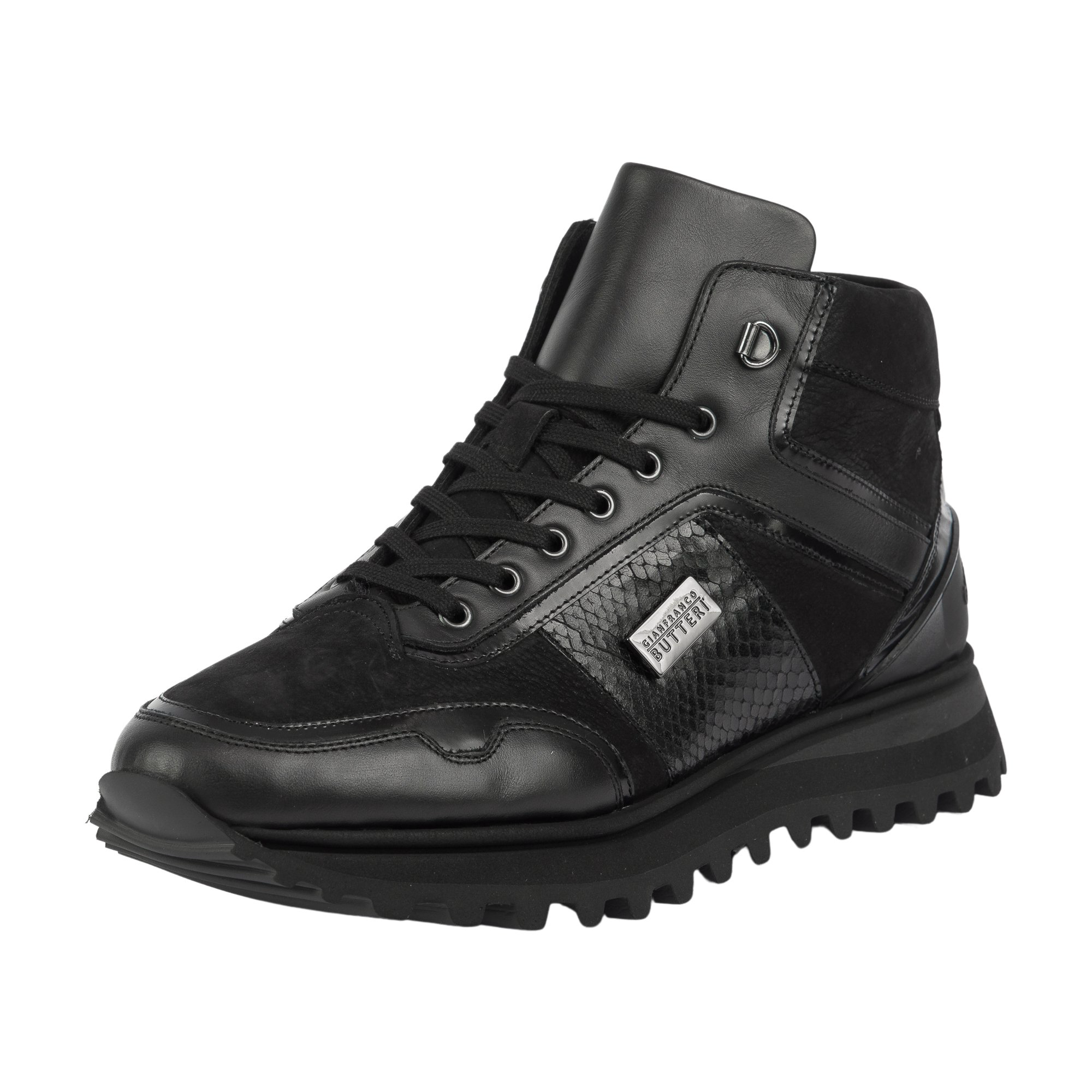 Ботинки Gianfranco Butteri 61458-B black 45 купить,NaN