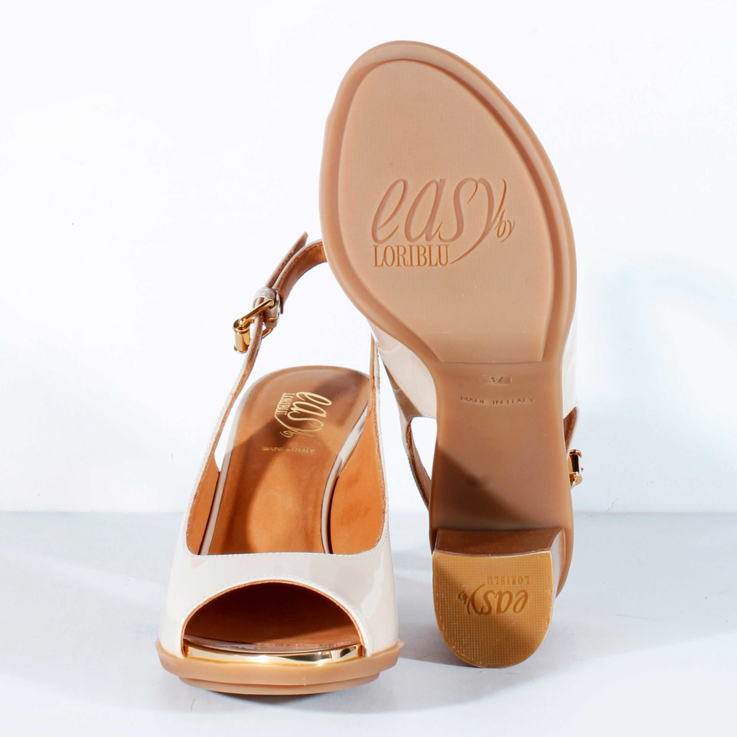 Босоножки Loriblu 7E EBS297 EB Vernice Burro 14263 beige 40 купить,110400