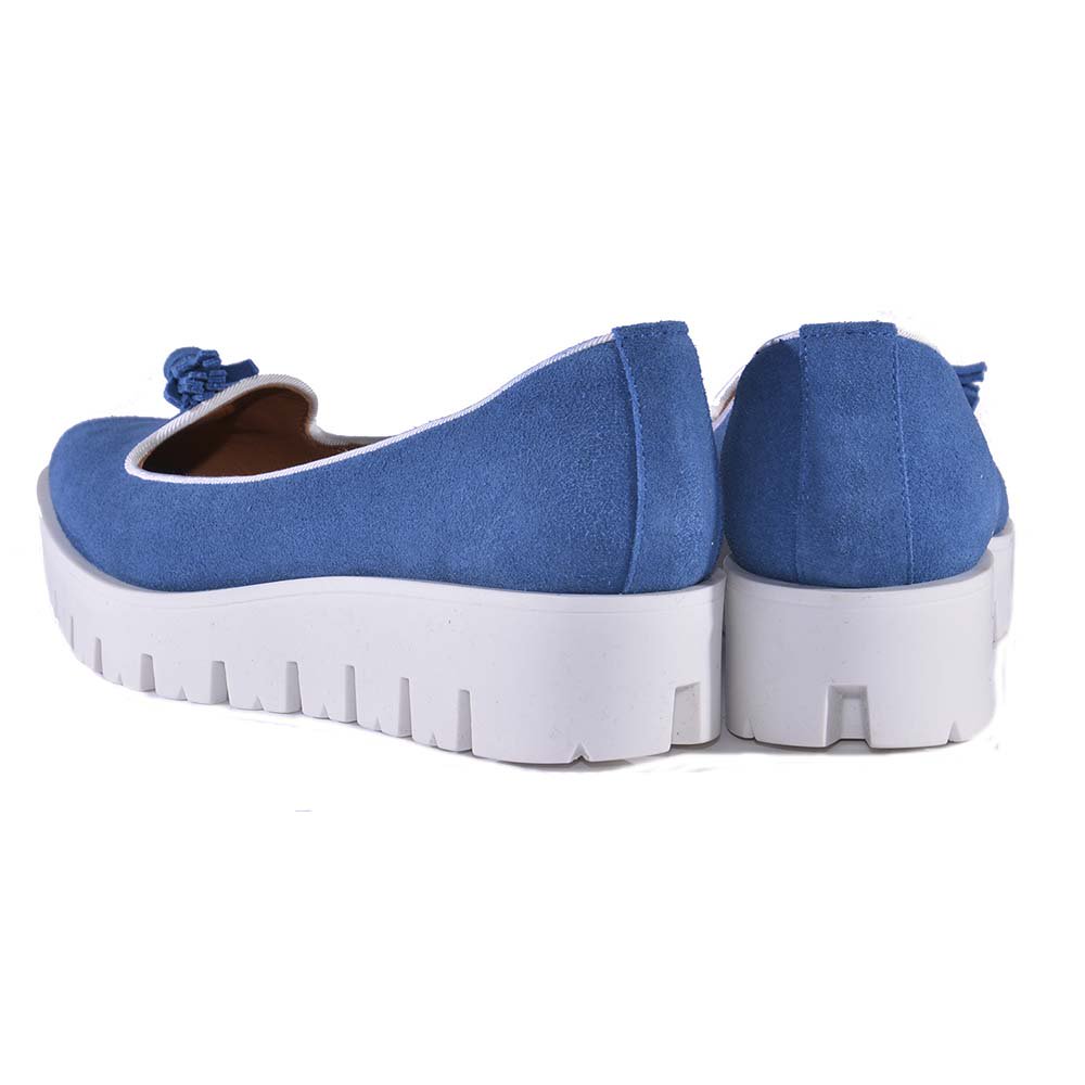 Балетки De Robert 3662 Velour Prussia 5828 blue 36 купить,0