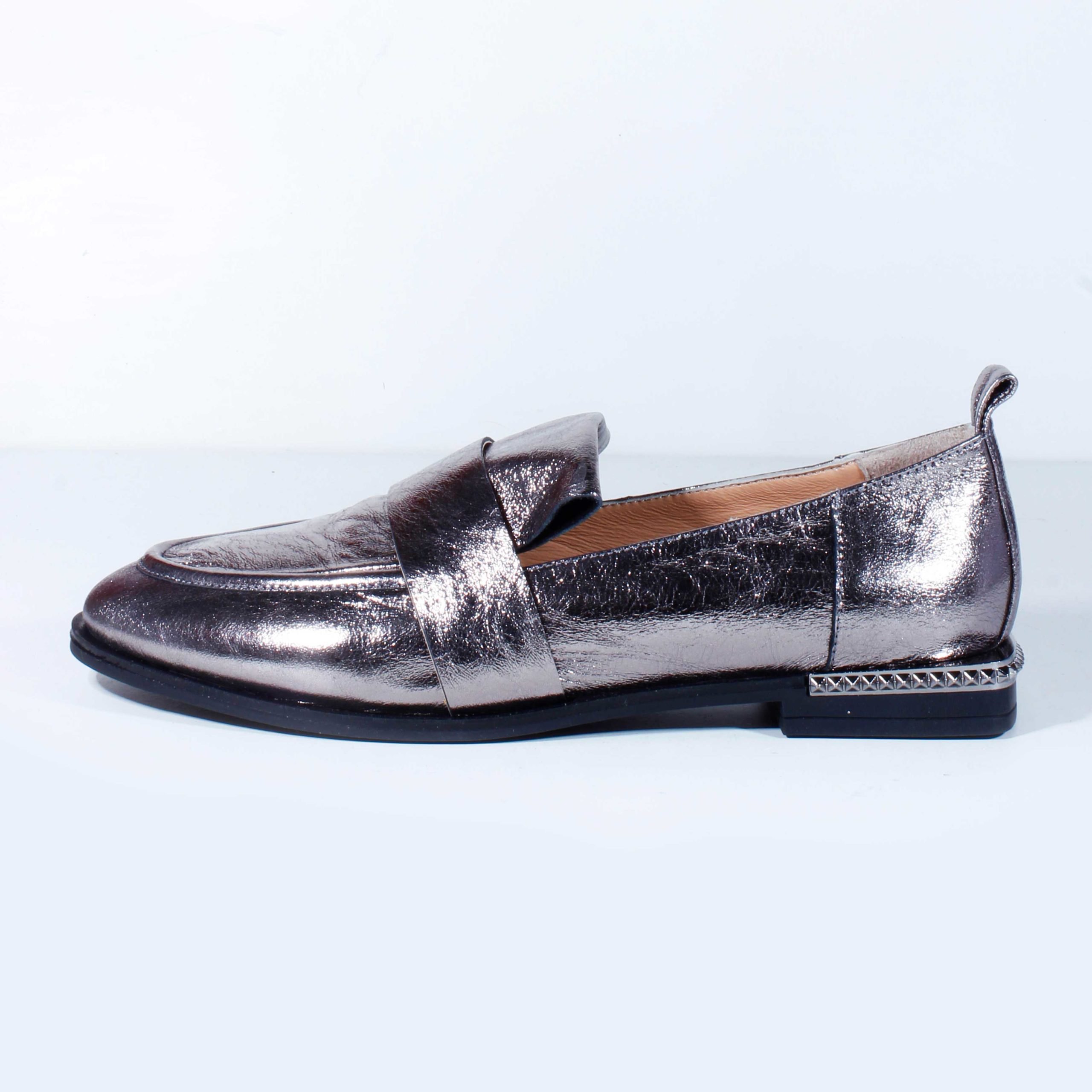 Лоферы Magza 906.1404 silver 40