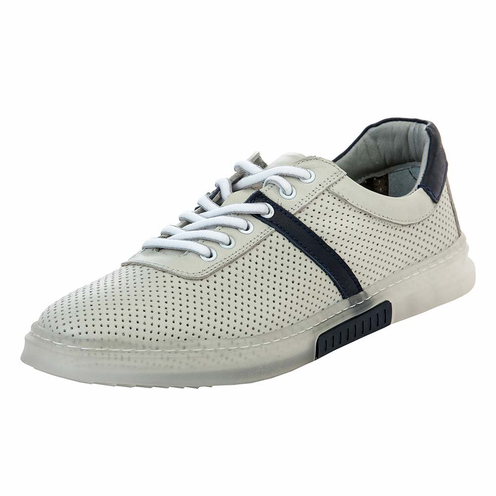 Кеды Bravelli P02.22604 Bej Napa gray 43