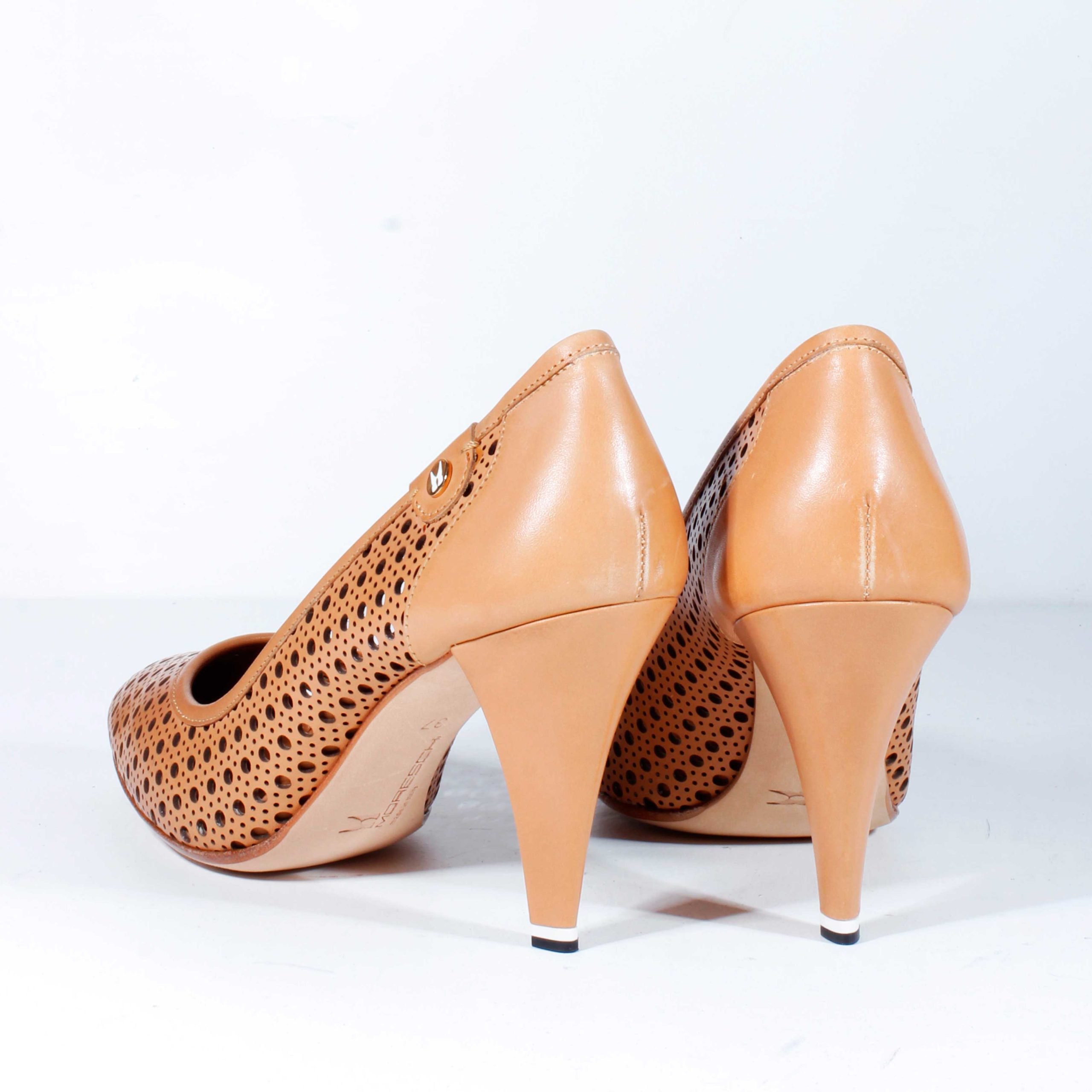 Туфли Moreschi 62274 D58 F.do Anita Cuoio Prince 627 Duna brown 39.5  купить,0