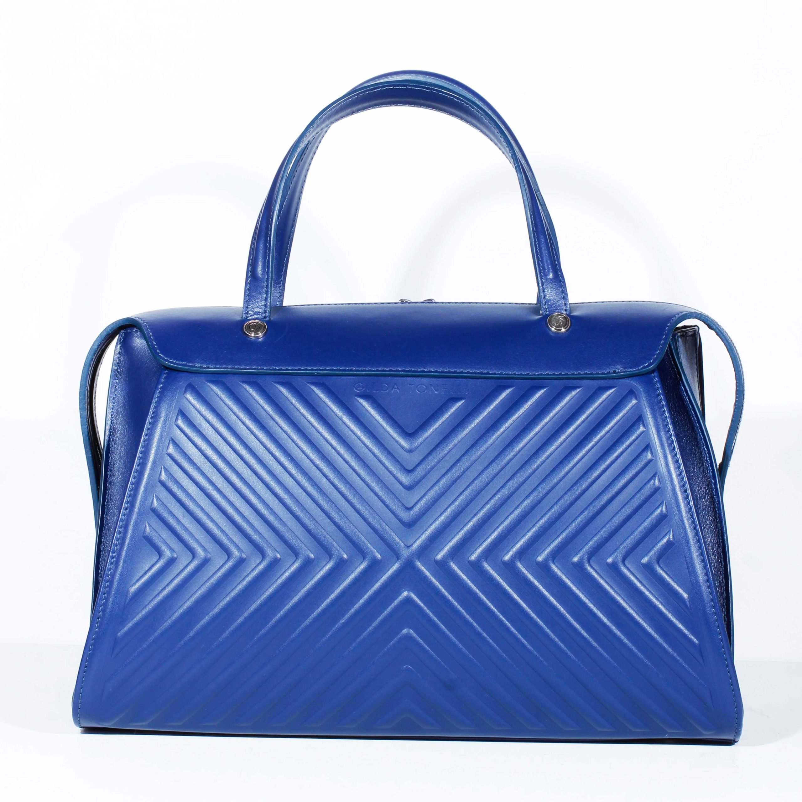 Сумка Gilda Tonelli 0069 BLU VIT.TRESOR синяя купить,NaN