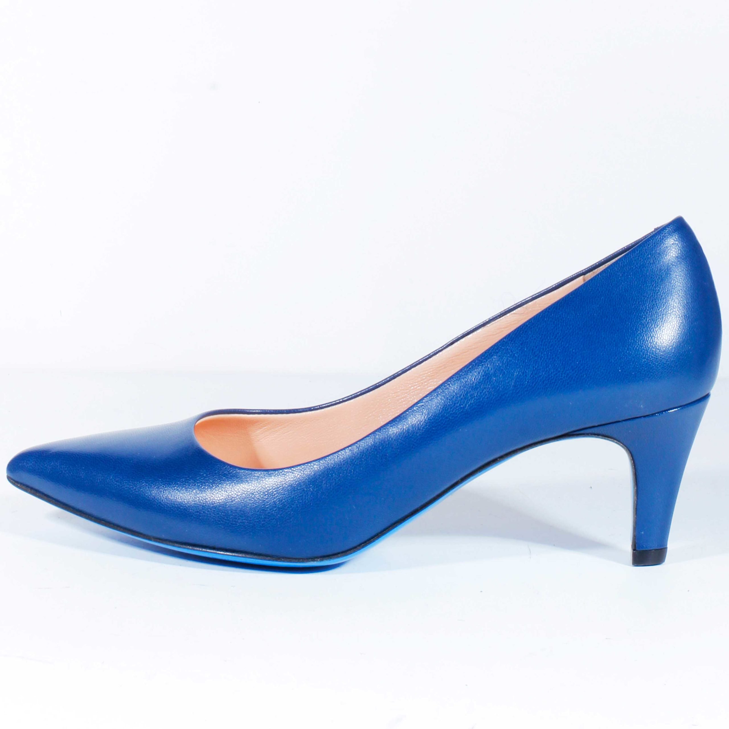 Туфли De Robert 4124 Nappa C79 navy 35.5