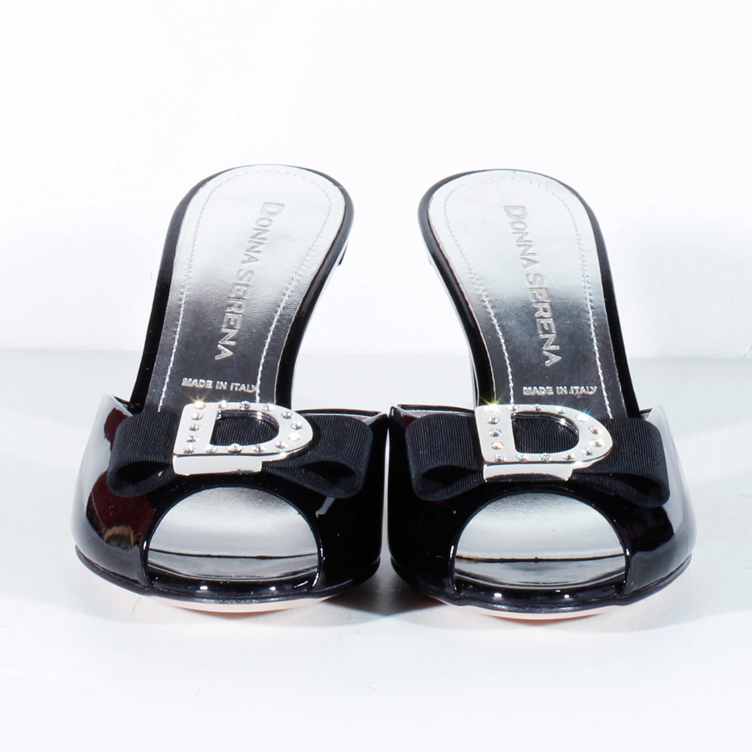 Сабо Donna Serena 7608 VNE black 36,5 купить,27600