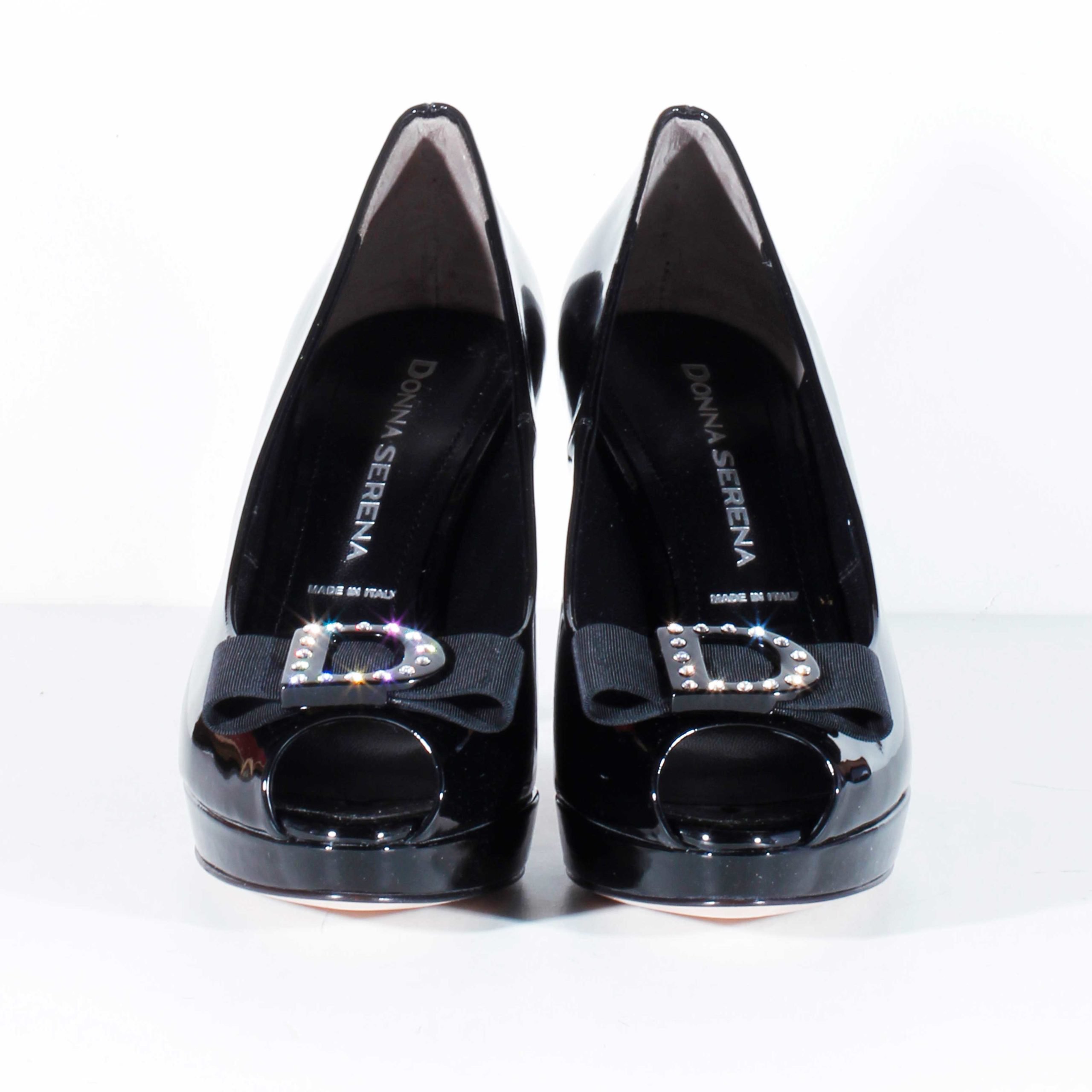 Туфли Donna Serena Anna H80 9125 VNE black 37 купить,0