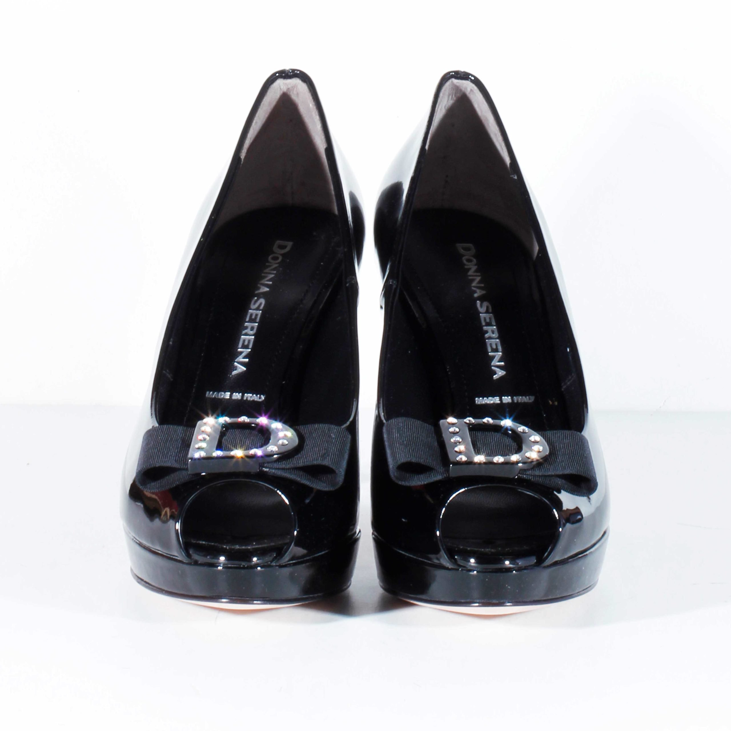 Туфли Donna Serena Anna H80 9125 VNE black 37 купить,27600