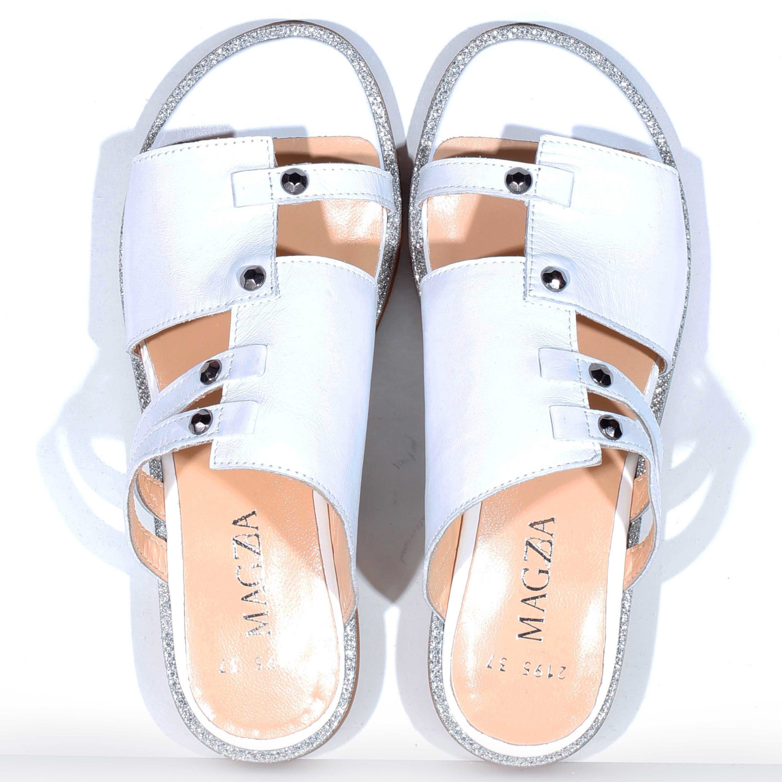 Шлепанцы Magza 2195 /03 white 40 купить,27600