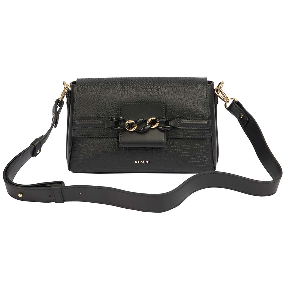 Сумка Ripani Leather Bag Nero 3563HV.00003 черная купить,NaN