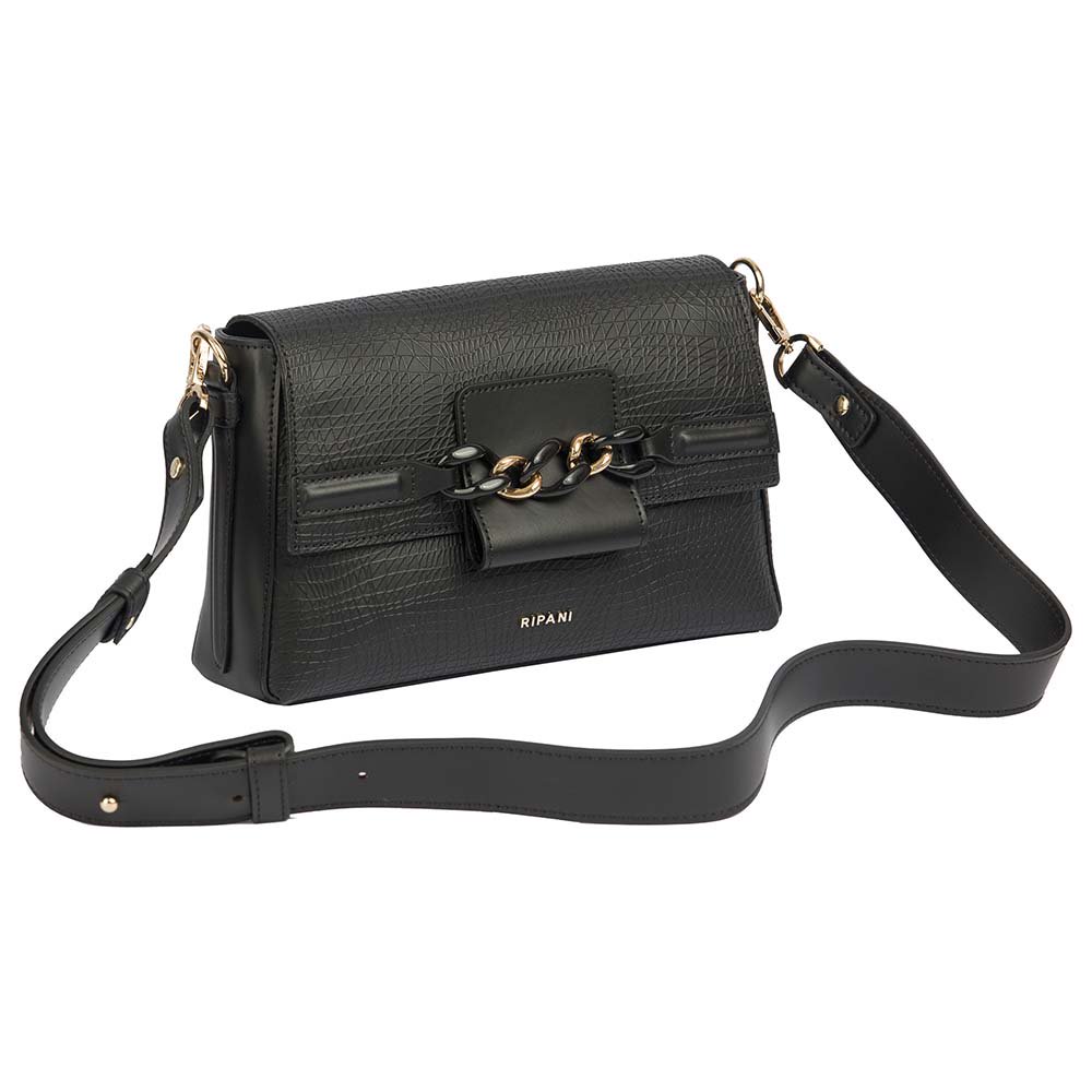 Сумка Ripani Leather Bag Nero 3563HV.00003 черная купить,NaN