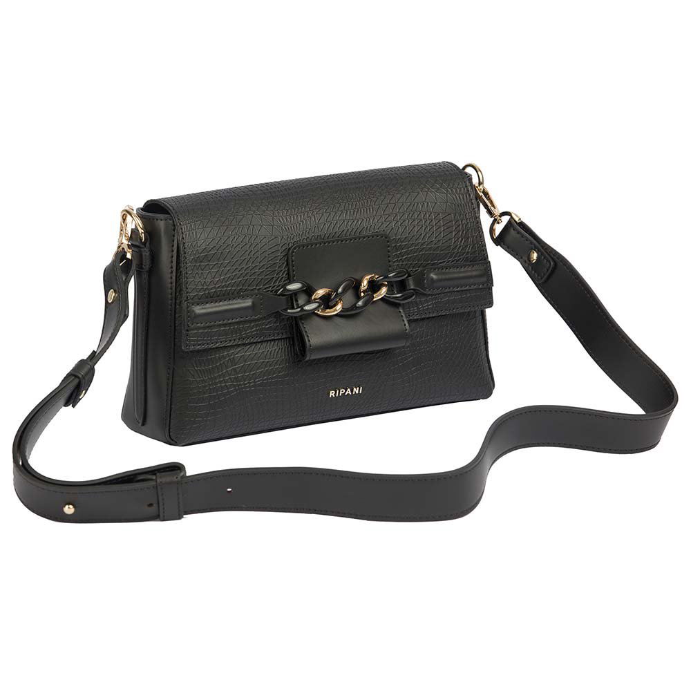 Сумка Ripani Leather Bag Nero 3563HV.00003 черная купить,NaN