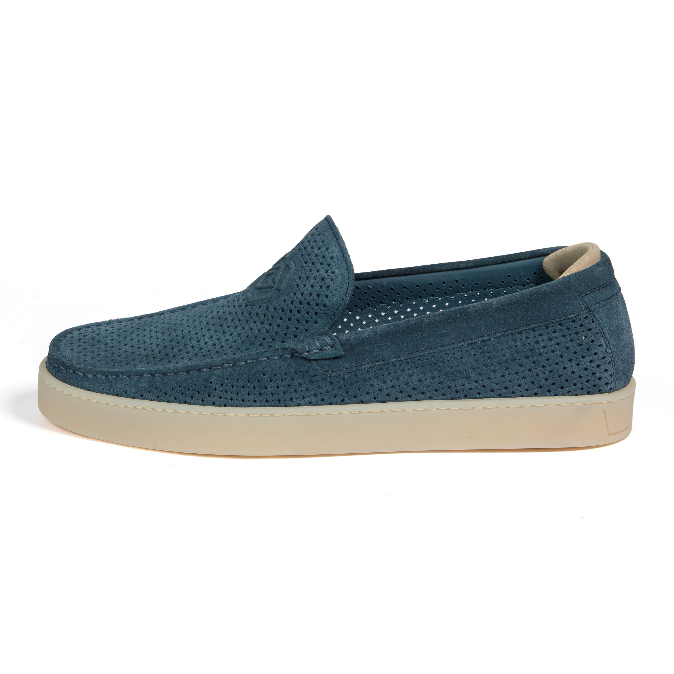 Мокасины Lucaguerrini 11915INDIGO blue 43  купить,NaN