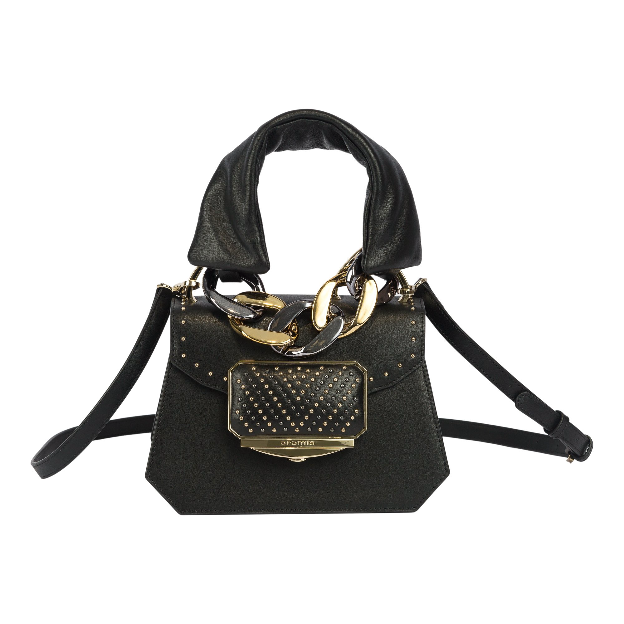 Сумка Cromia Ladies Bag Charm Rock 1404974 черная купить,NaN