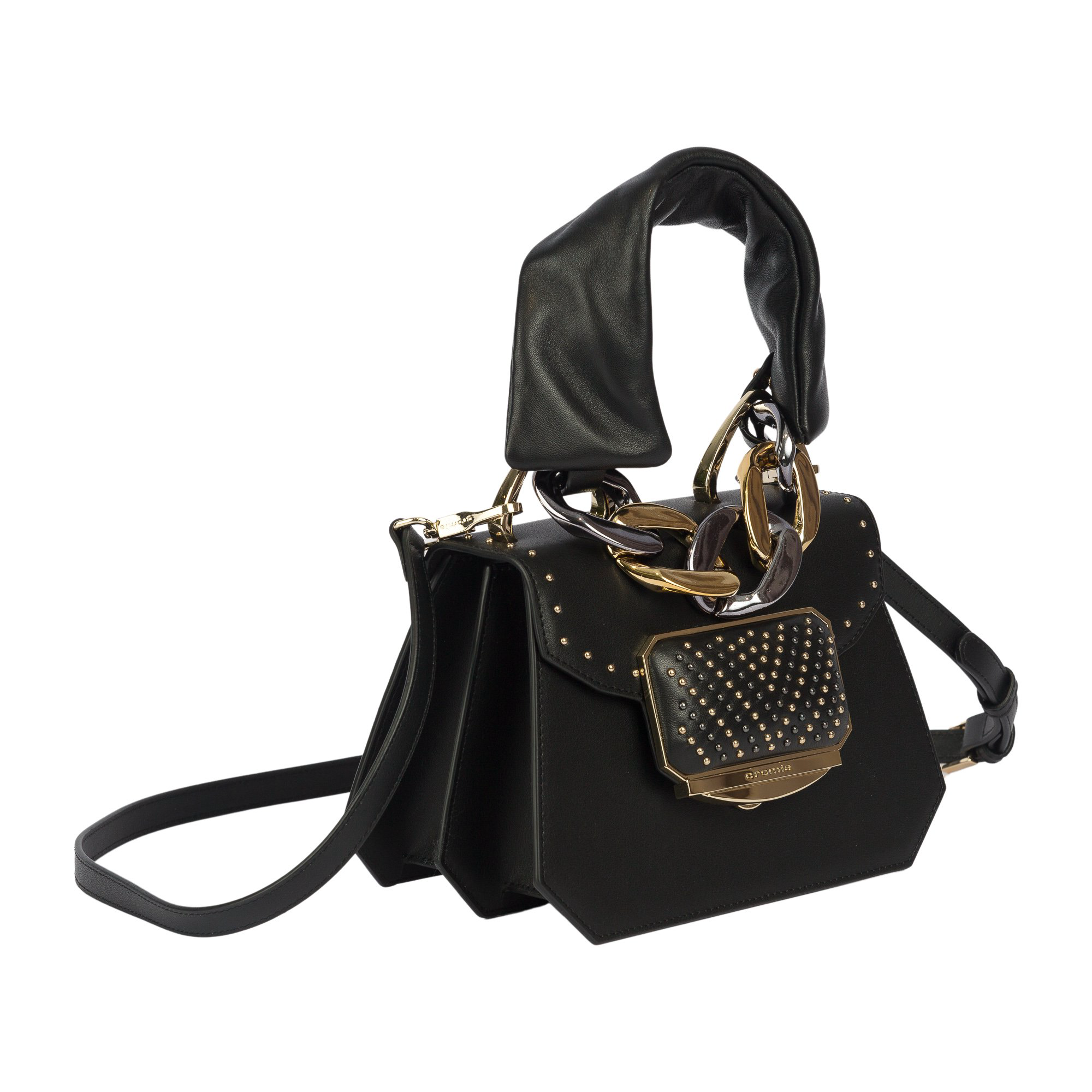 Сумка Cromia Ladies Bag Charm Rock 1404974 черная купить,NaN