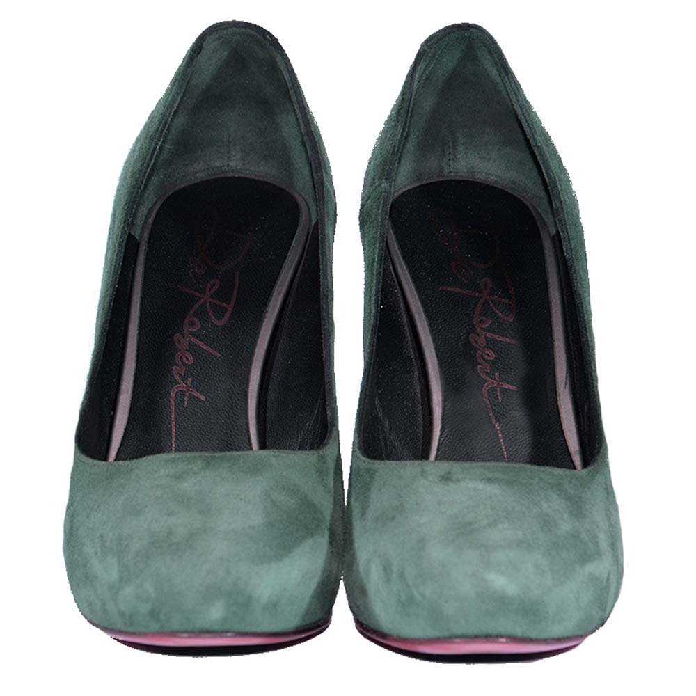 Туфли De Robert 3174 green 39,5 купить,NaN