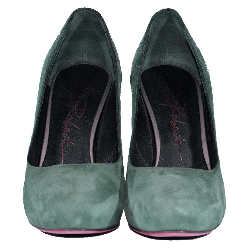 Туфли De Robert 3174 green 39,5 купить,NaN