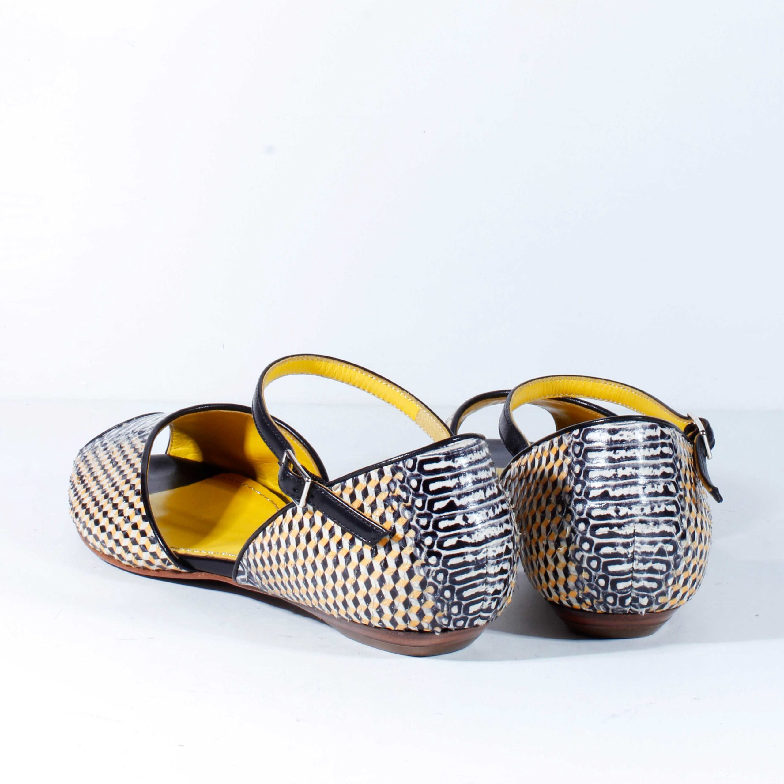 Босоножки Antonio Barbato 421 Mosaique Girasole yellow 37,5 купить,58650