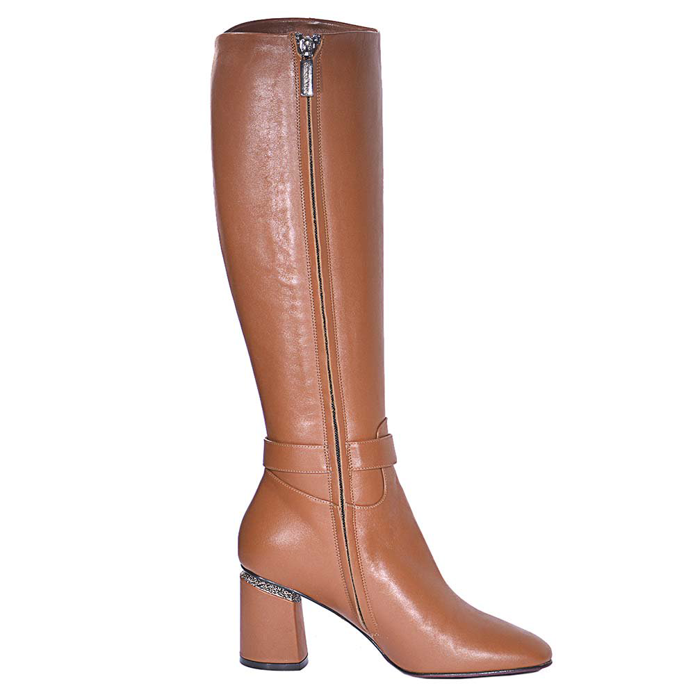 Сапоги Giorgio Fabiani Vitello Cuoio Montone F191623 brown 36 купить,105000