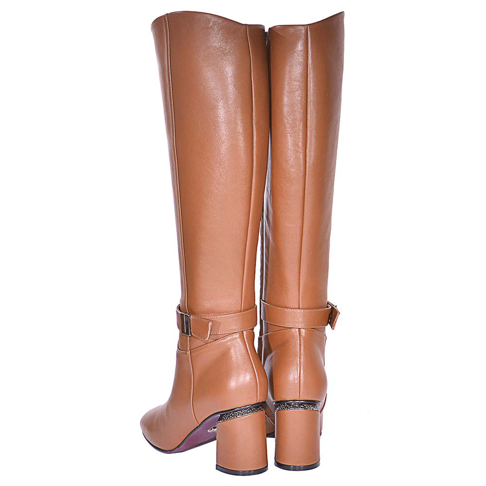 Сапоги Giorgio Fabiani Vitello Cuoio Montone F191623 brown 36 купить,105000