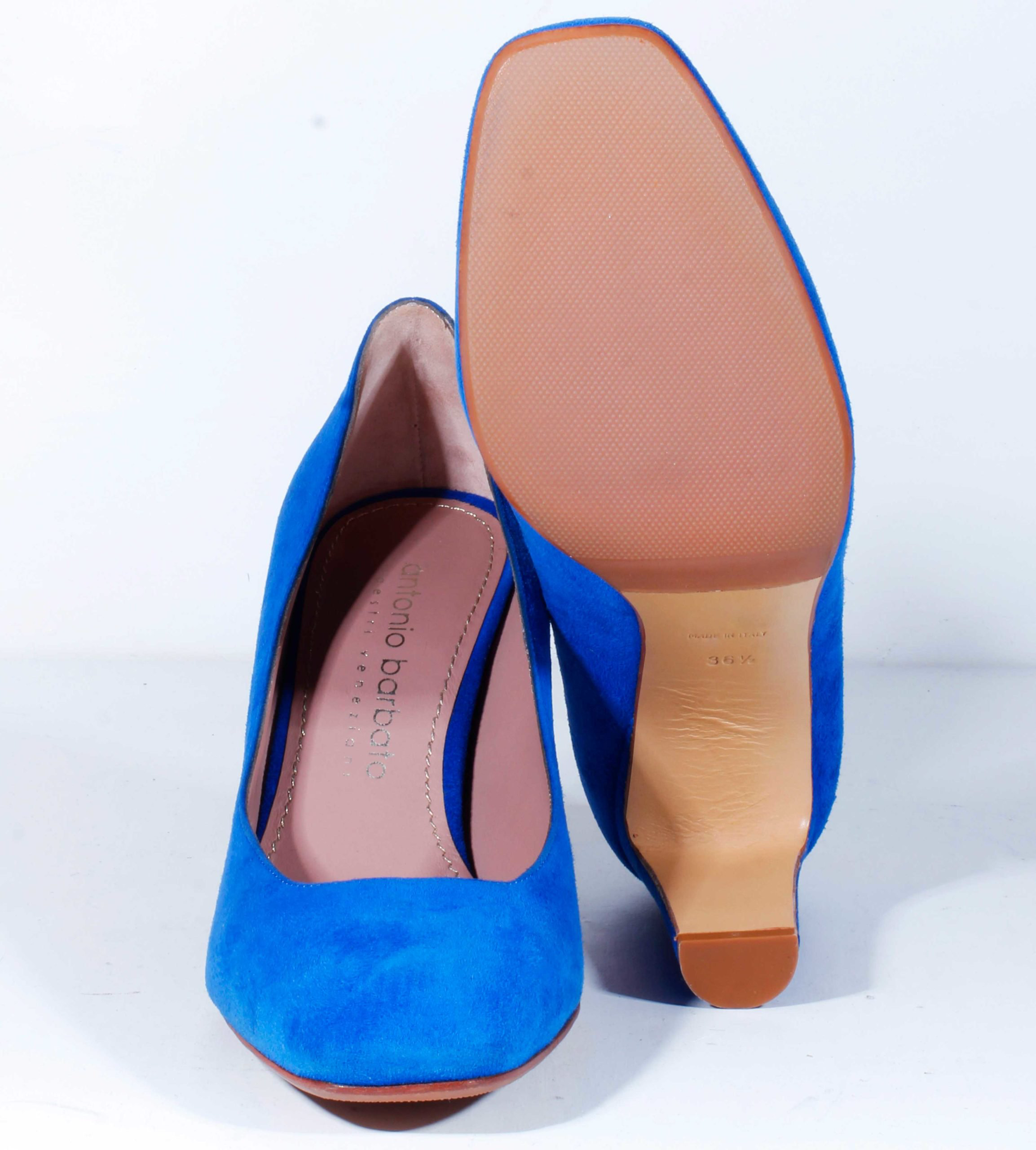 Туфли Antonio Barbato 5233 Camoscio Bluette blue 39 купить,NaN