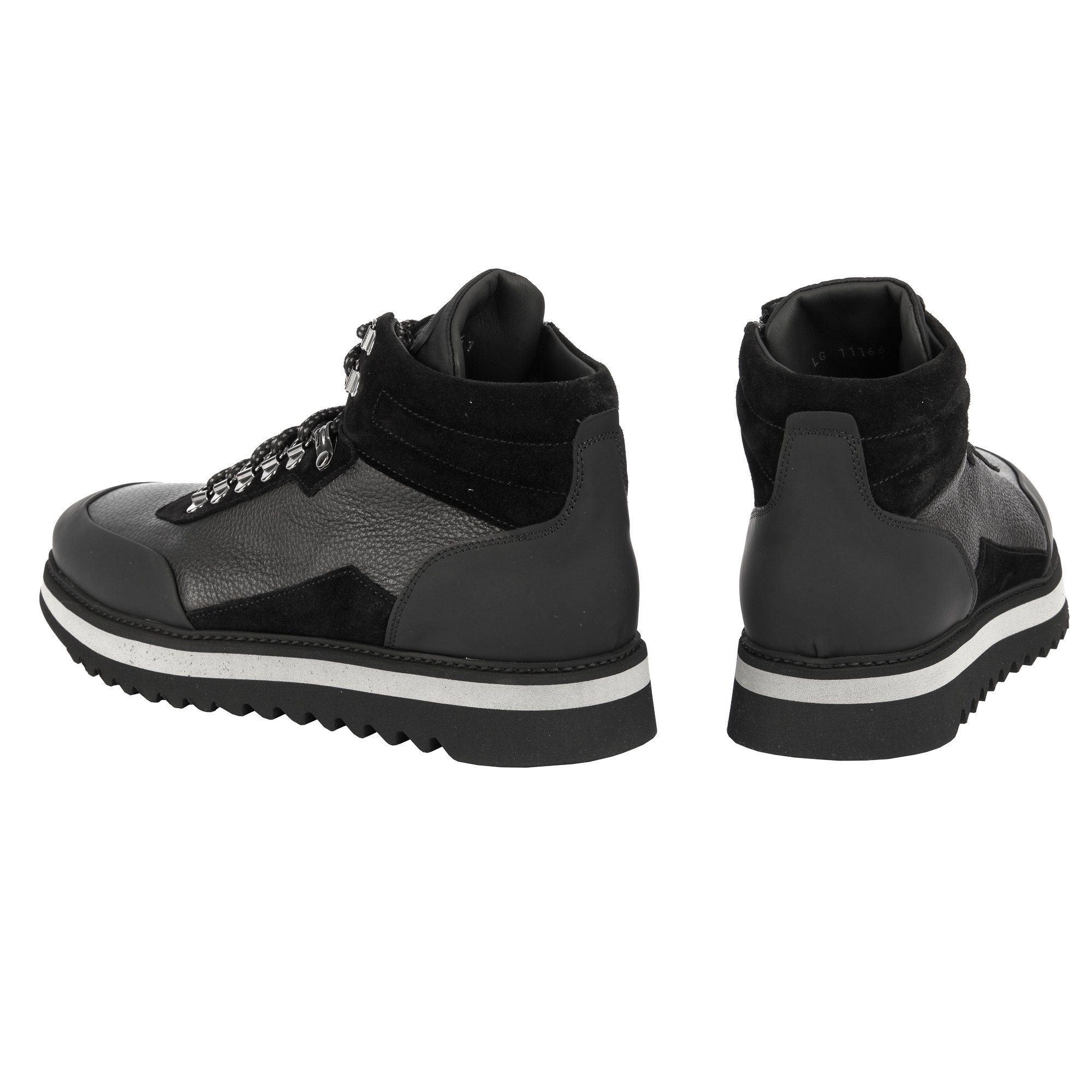 Ботинки Lucaguerrini 11166-GL black 44 купить,NaN