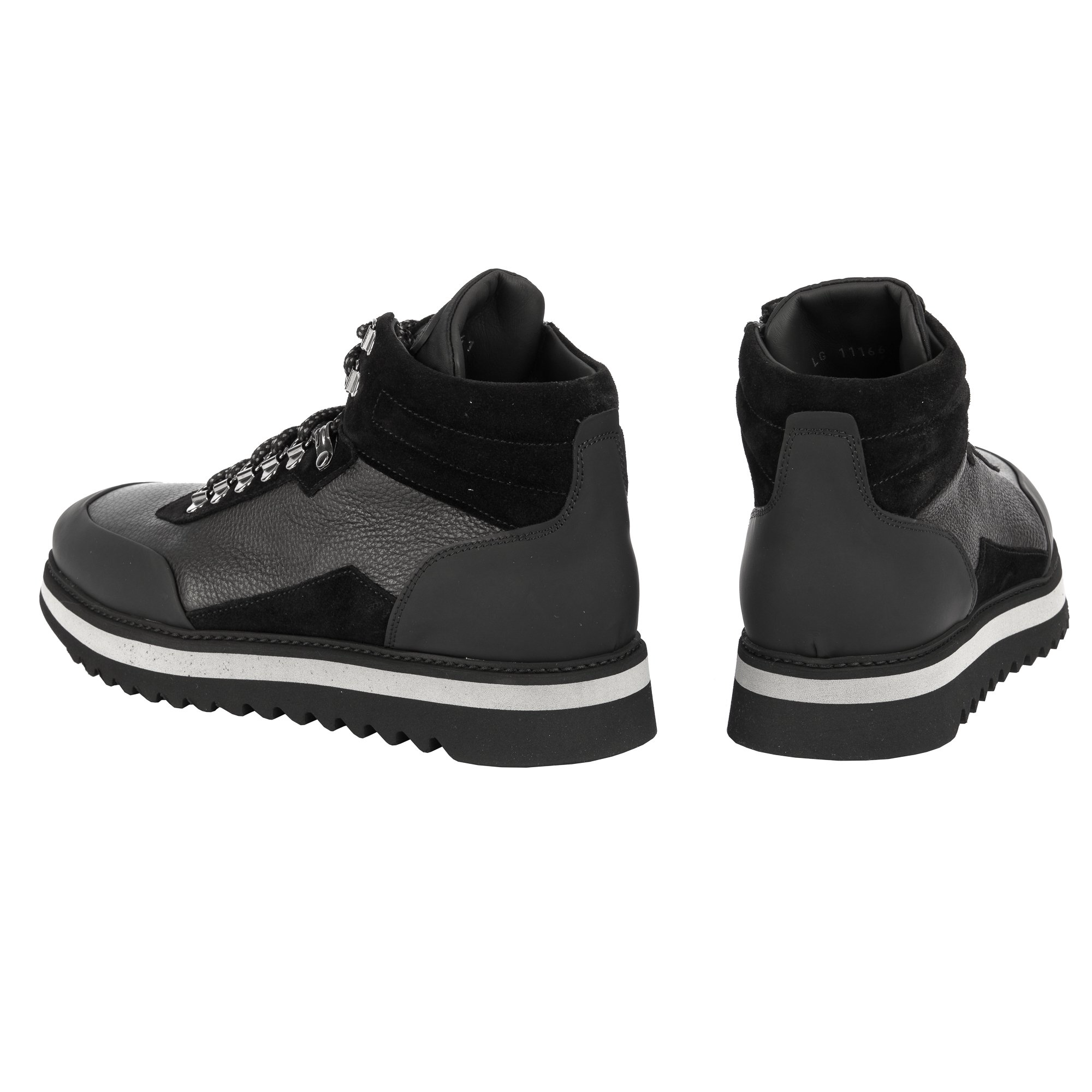 Ботинки Lucaguerrini 11166-GL black 44 купить,NaN