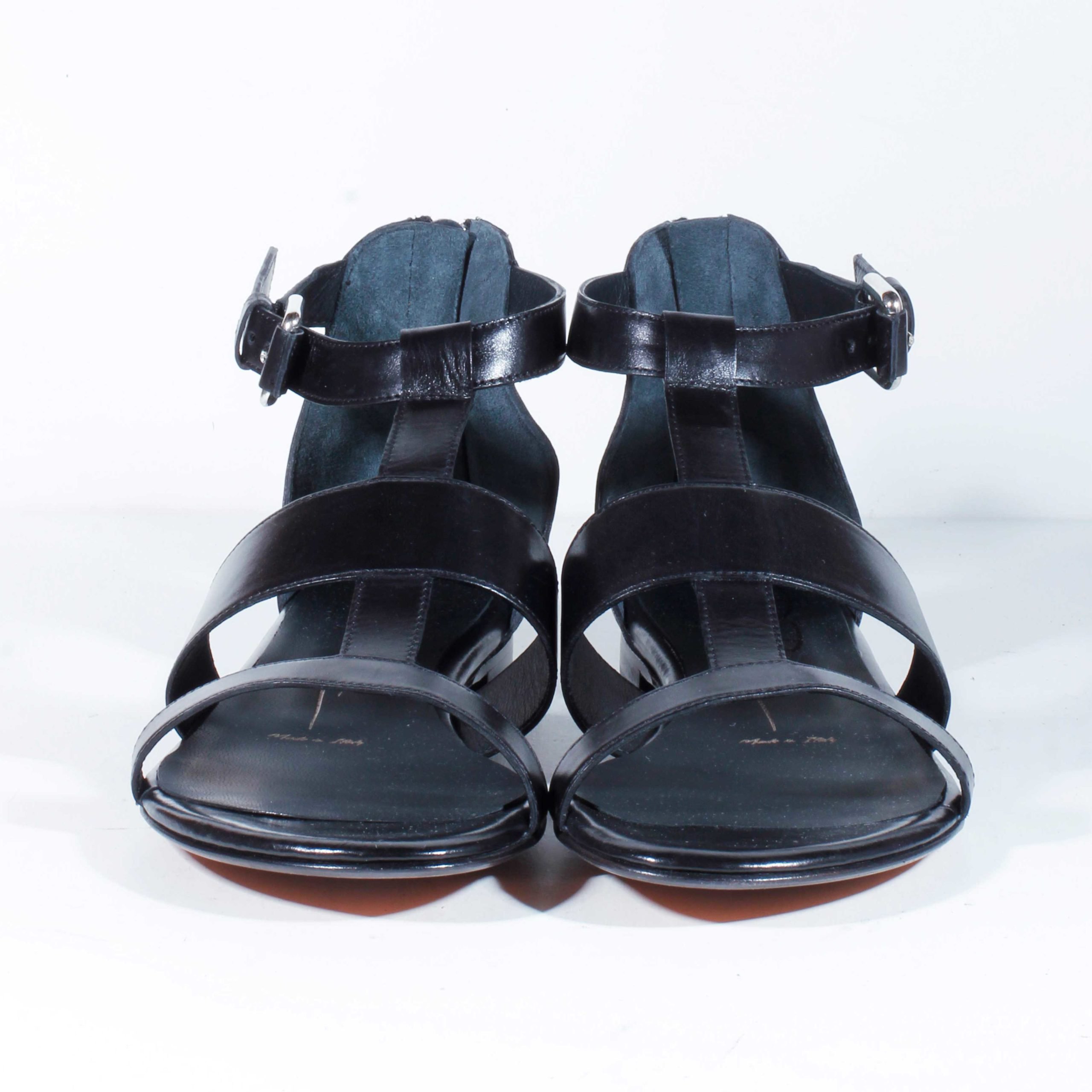 Сандалии De Robert 3676 S-VITELLO NERO F.65X black 35.5 - ForteMarket Сандалии De Robert 3676 S-VITELLO NERO F.65X black 35.5 купить,0