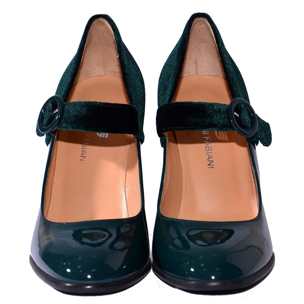 Туфли Giovanni Fabiani G3855 velluto verde 39