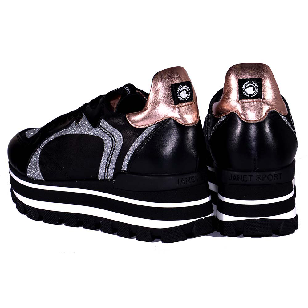 Кроссовки Janet & Janet 46652SBR F182 black 39 купить,69000