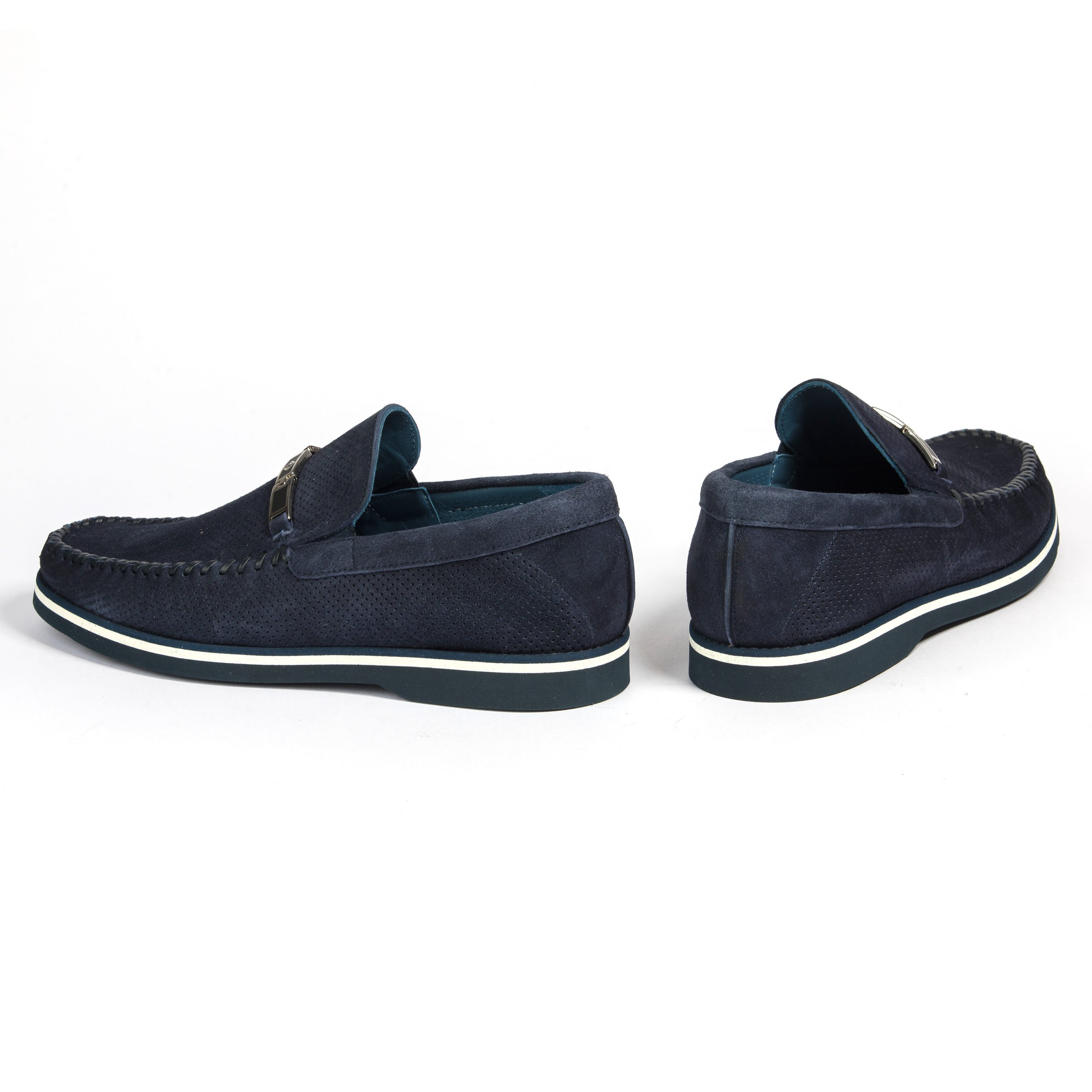 Мокасины Lucaguerrini 11906BLU blue 44 купить,NaN