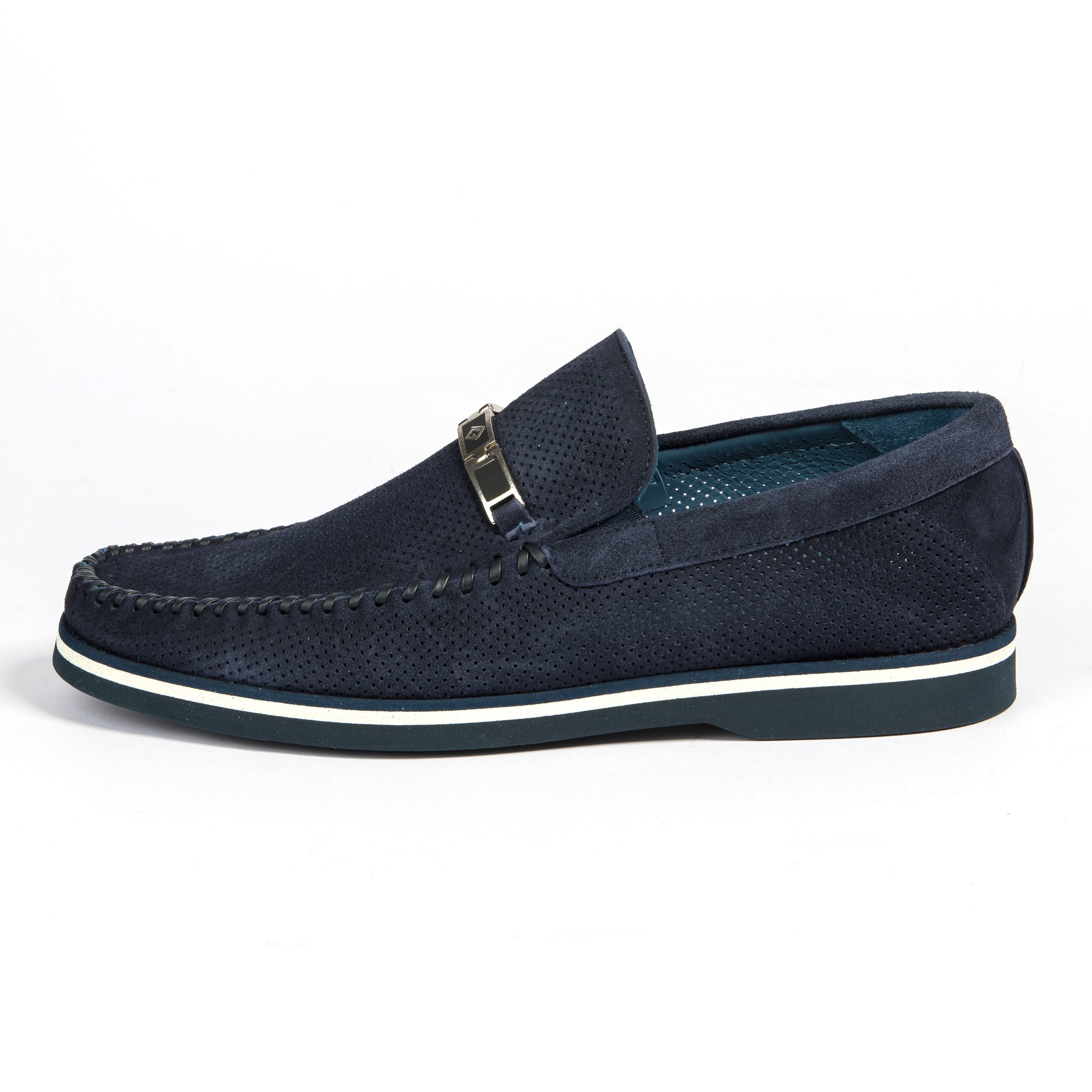 Мокасины Lucaguerrini 11906BLU blue 44 купить,NaN