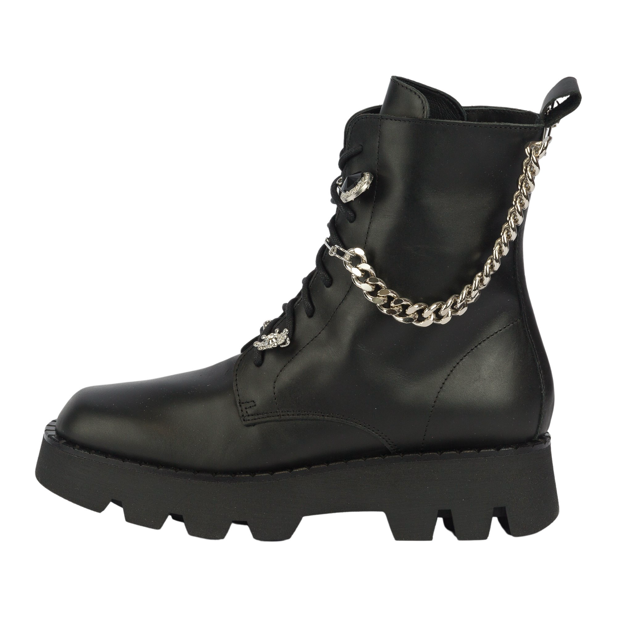 Ботинки Nila Nila Tronch Pelle Donna G37F black 36 купить,69000