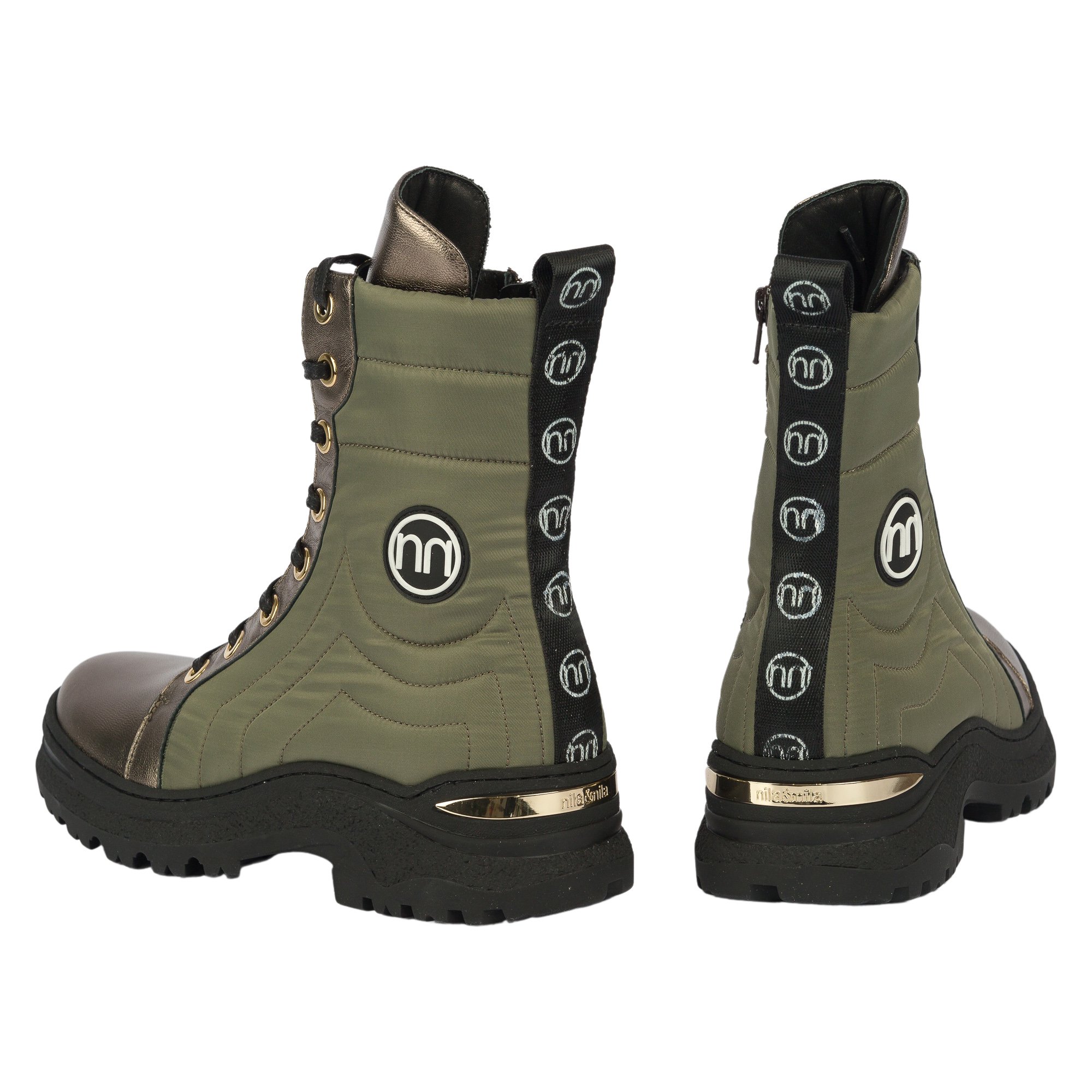 Ботинки Nila Nila Tronch Pelle Donna NIL608VERDE green 38 - ForteMarket Ботинки Nila Nila Tronch Pelle Donna NIL608VERDE green 38 купить,0