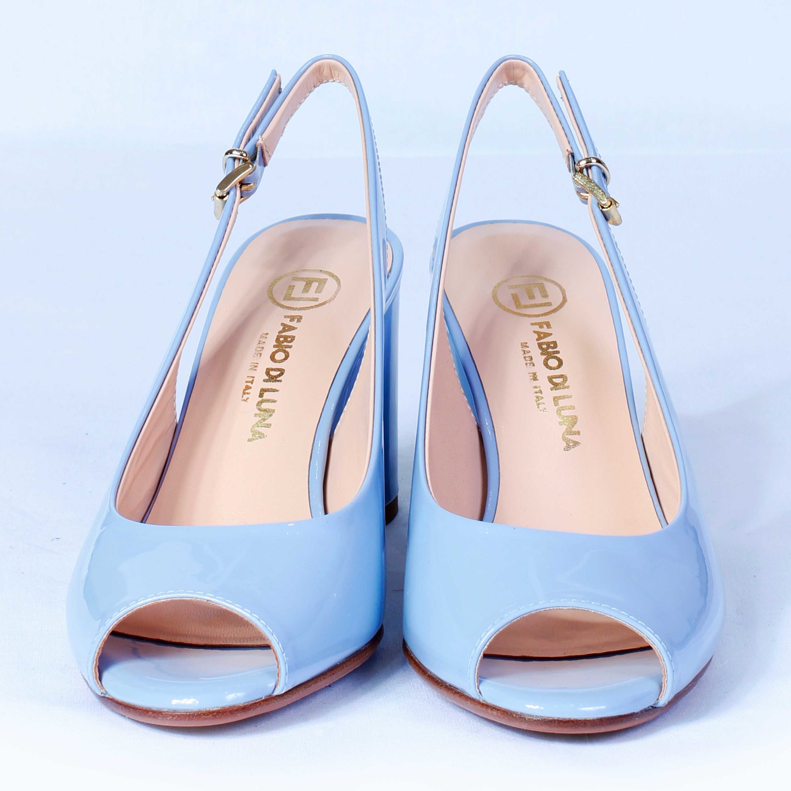 Босоножки Fabio Di Luna 6993 Vernice C. Zucch blue 37.5 купить,0
