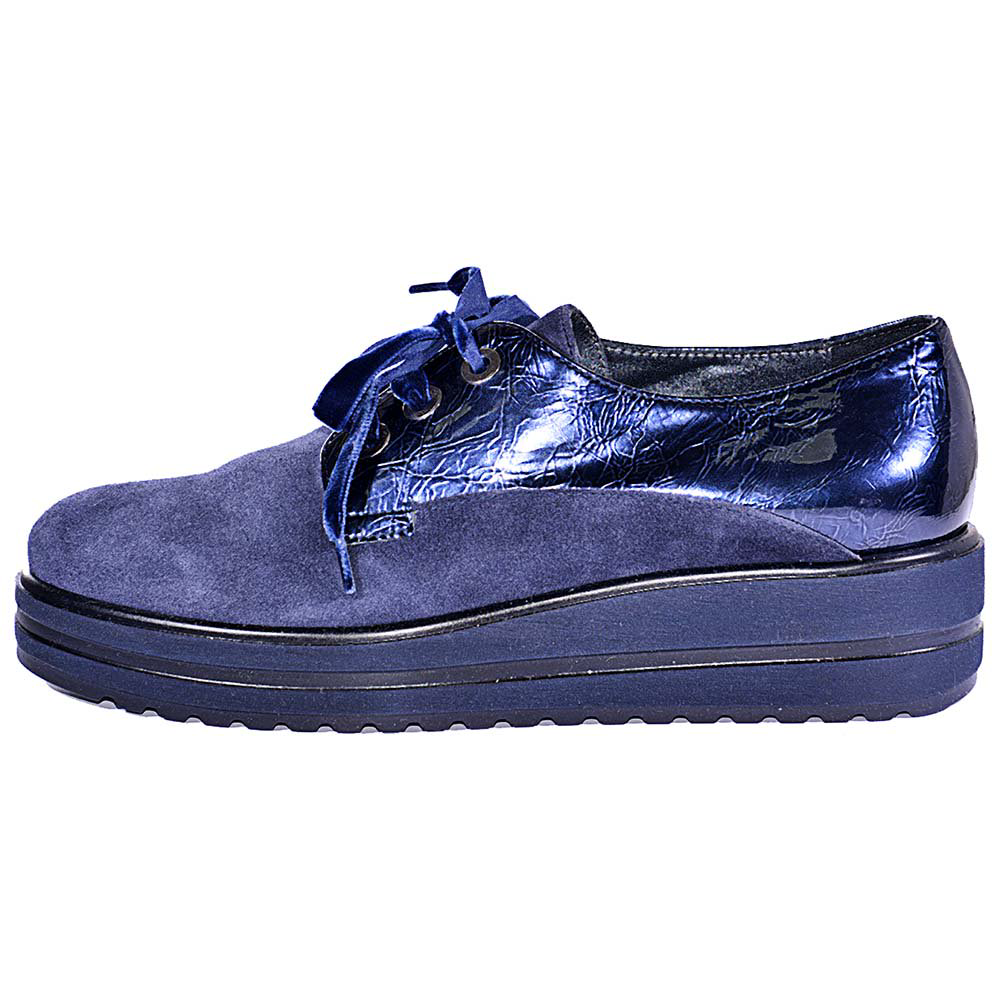 Ботинки Tine`s Velour Mediterr 6992 blue 40