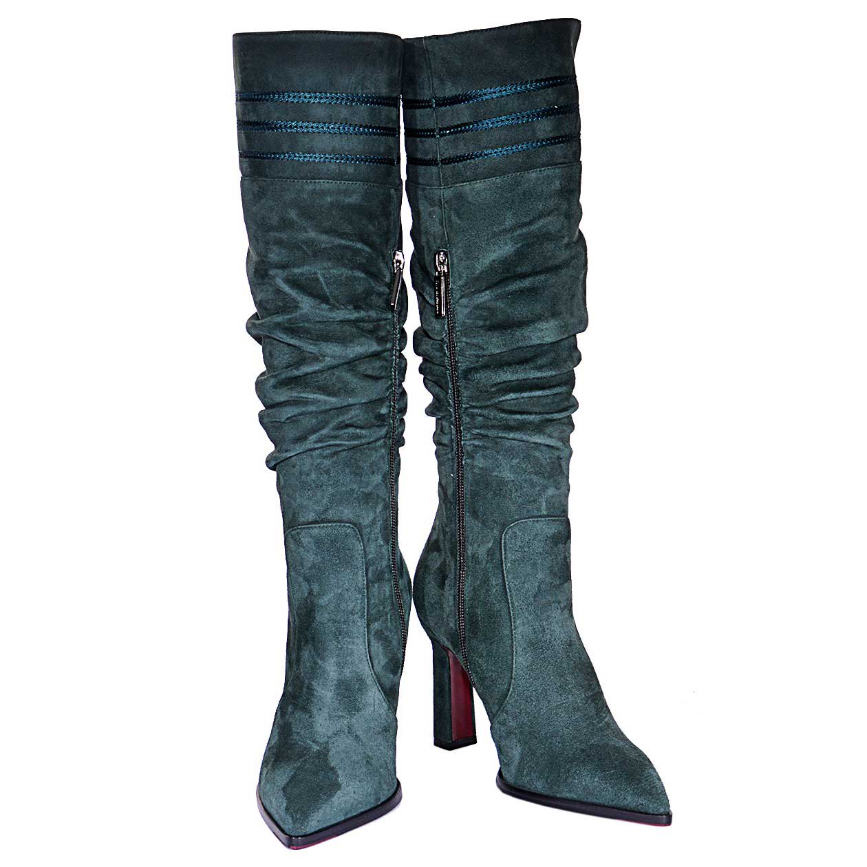 Сапоги Giorgio Fabiani F191578/27 green 38,5 купить,0