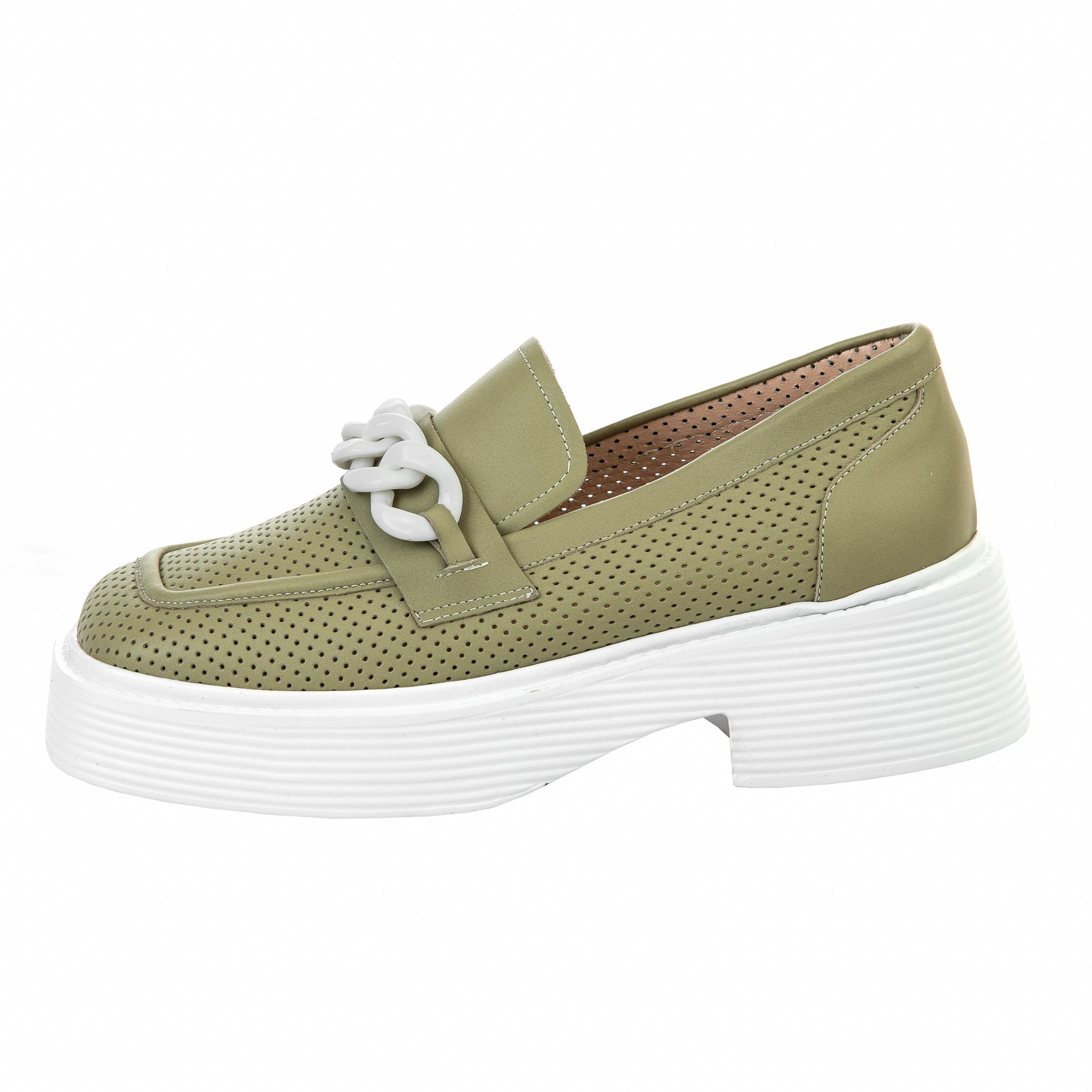 Лоферы Magza 03-1015 1015 24 green 37  купить,27600