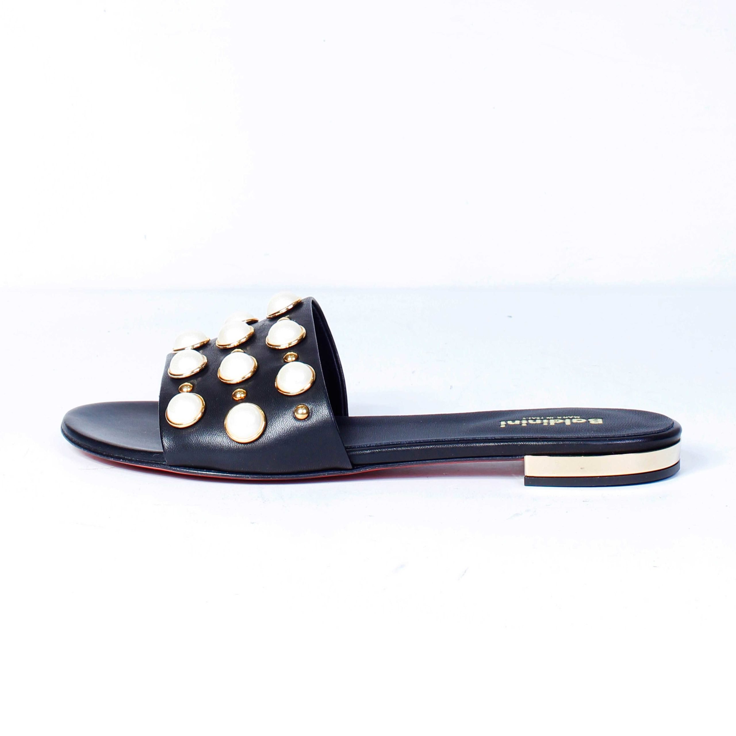 Шлепанцы Baldinini 799715XGARO00RP black 38