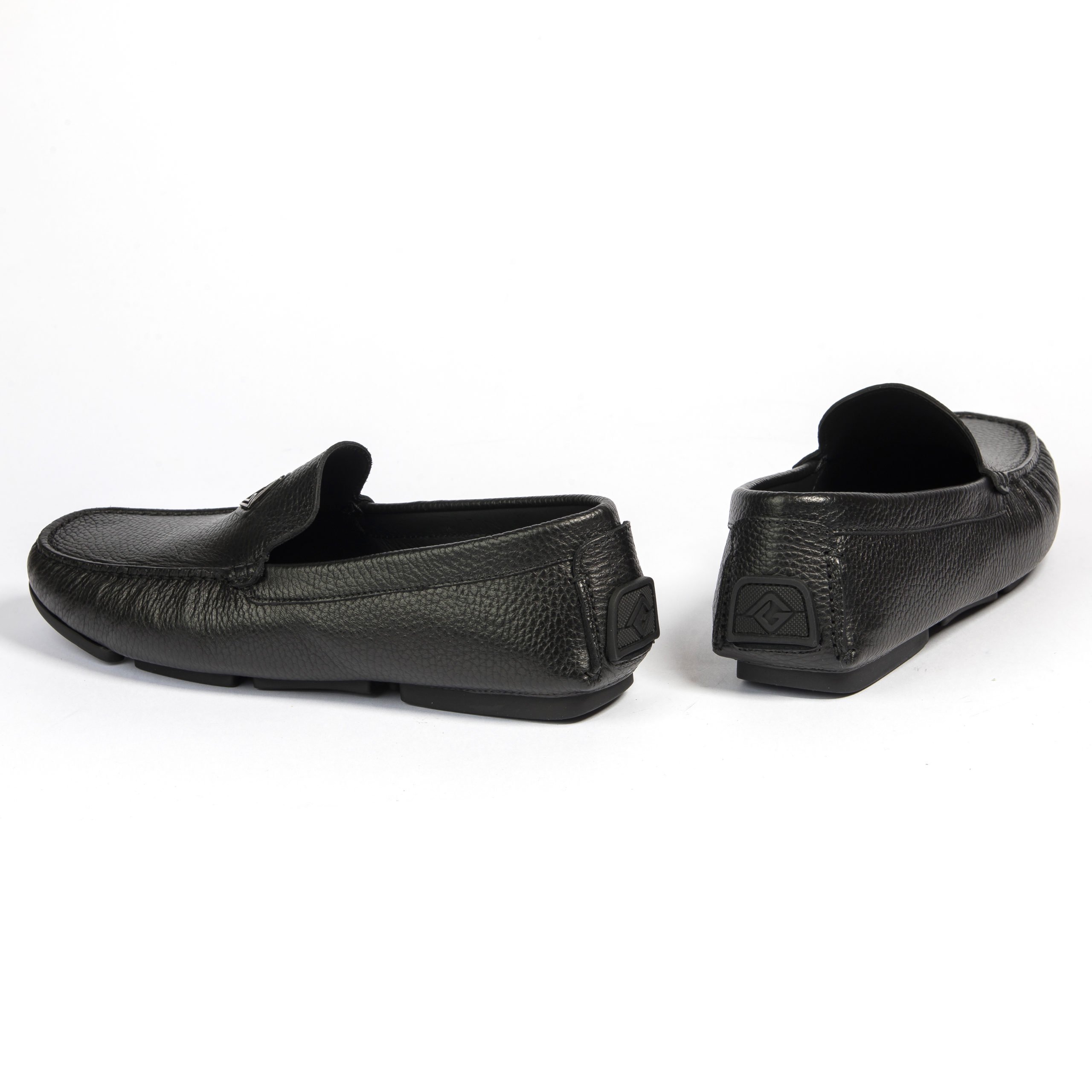 Мокасины Lucaguerrini 12001 black 44,5 купить,NaN