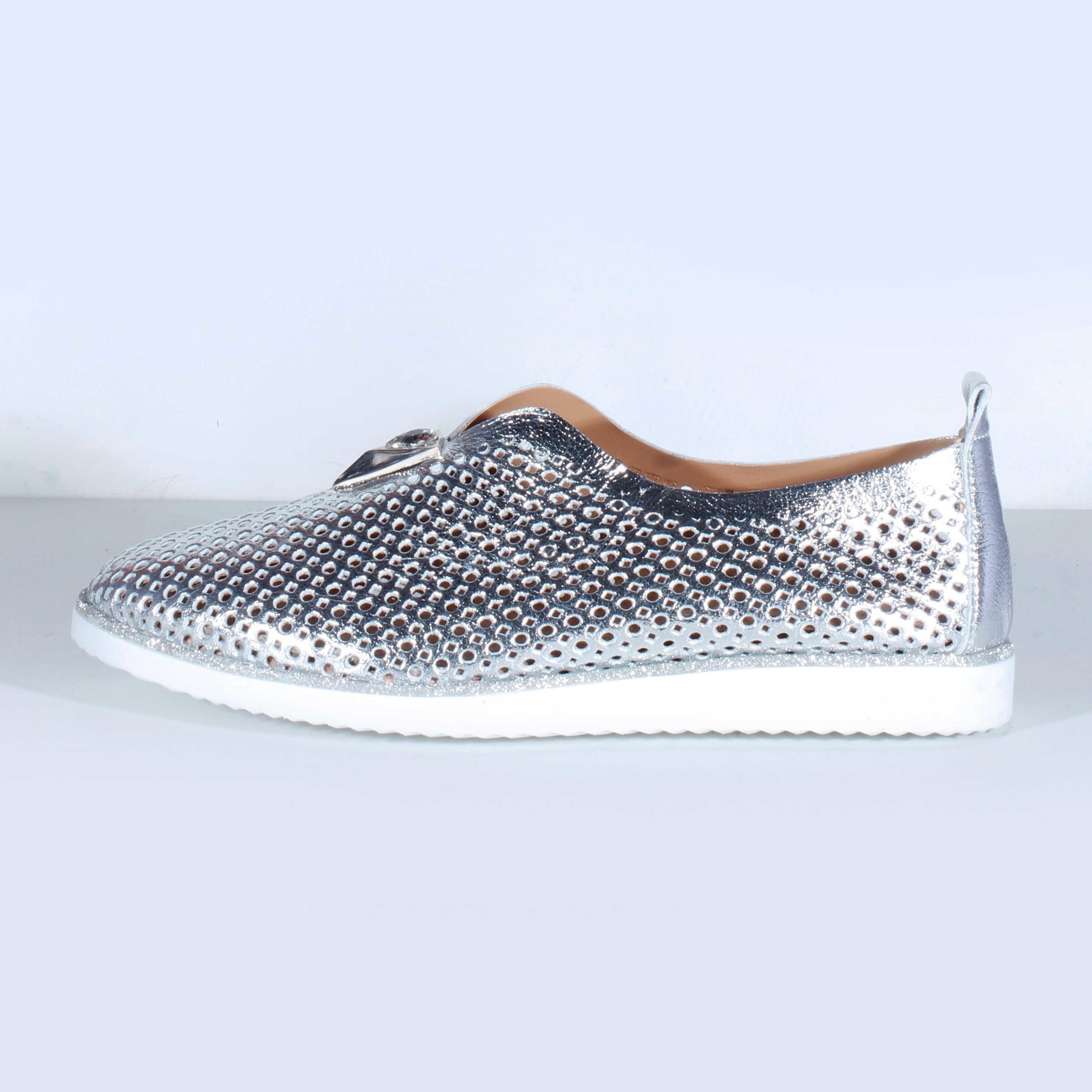 Лоферы Magza 3275 /5238 silver 37