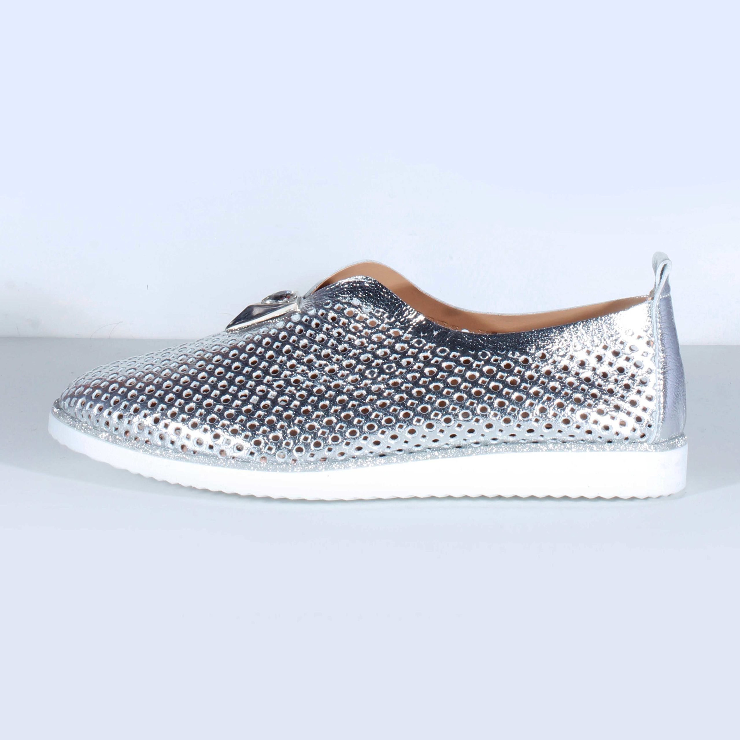 Лоферы Magza 3275 /5238 silver 39 купить,27600